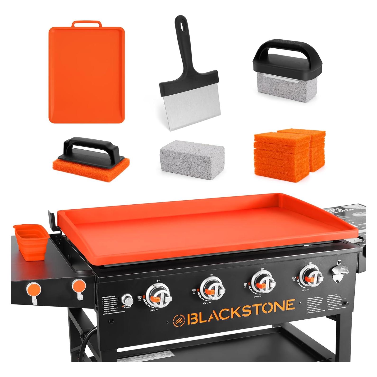 Kit de limpieza Blackstone 20pcs con tapete silicona 91.44cm