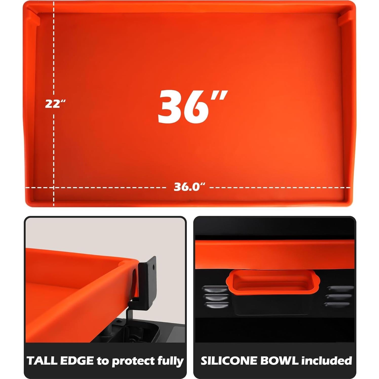 Kit de limpieza Blackstone 20pcs con tapete silicona 91.44cm