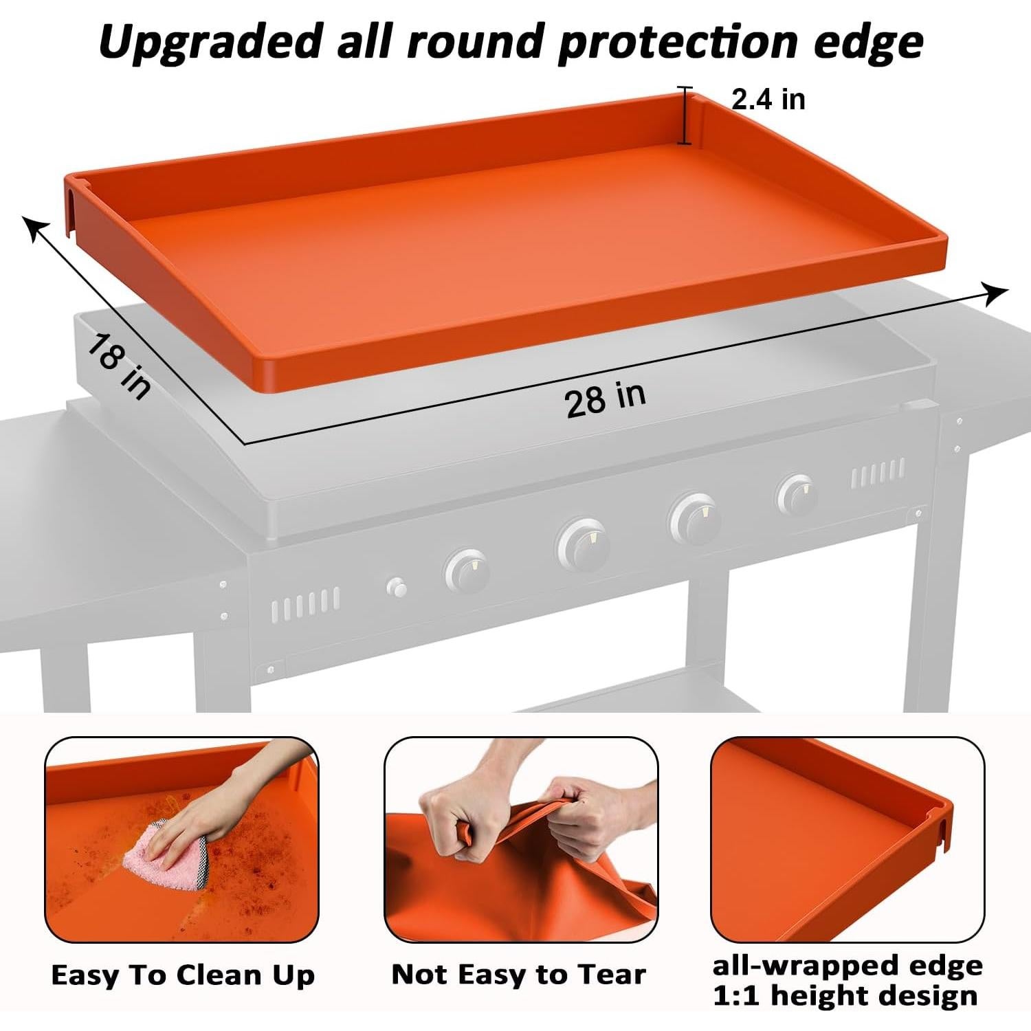 Cubierta de Silicona Carry360 para Parrilla Blackstone 71x46cm