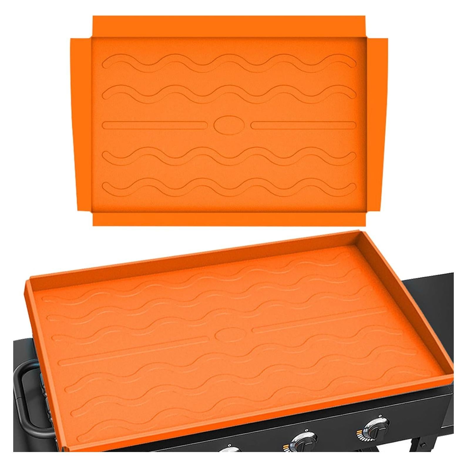 Alfombrilla de Silicona para Plancha Blackstone 36" Naranja