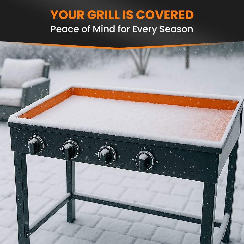 Mat de Silicona GriddleMATe 90x55 cm Naranja para Parrilla