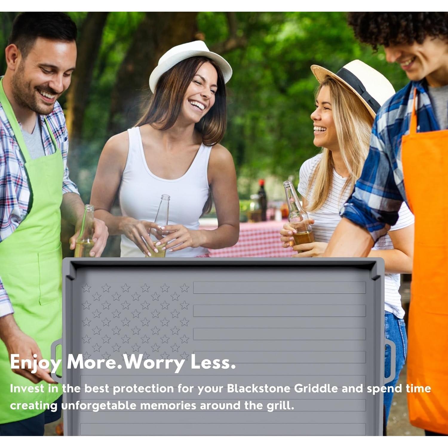 Alfombrilla de silicona WEISSBOX para plancha Blackstone 91 cm