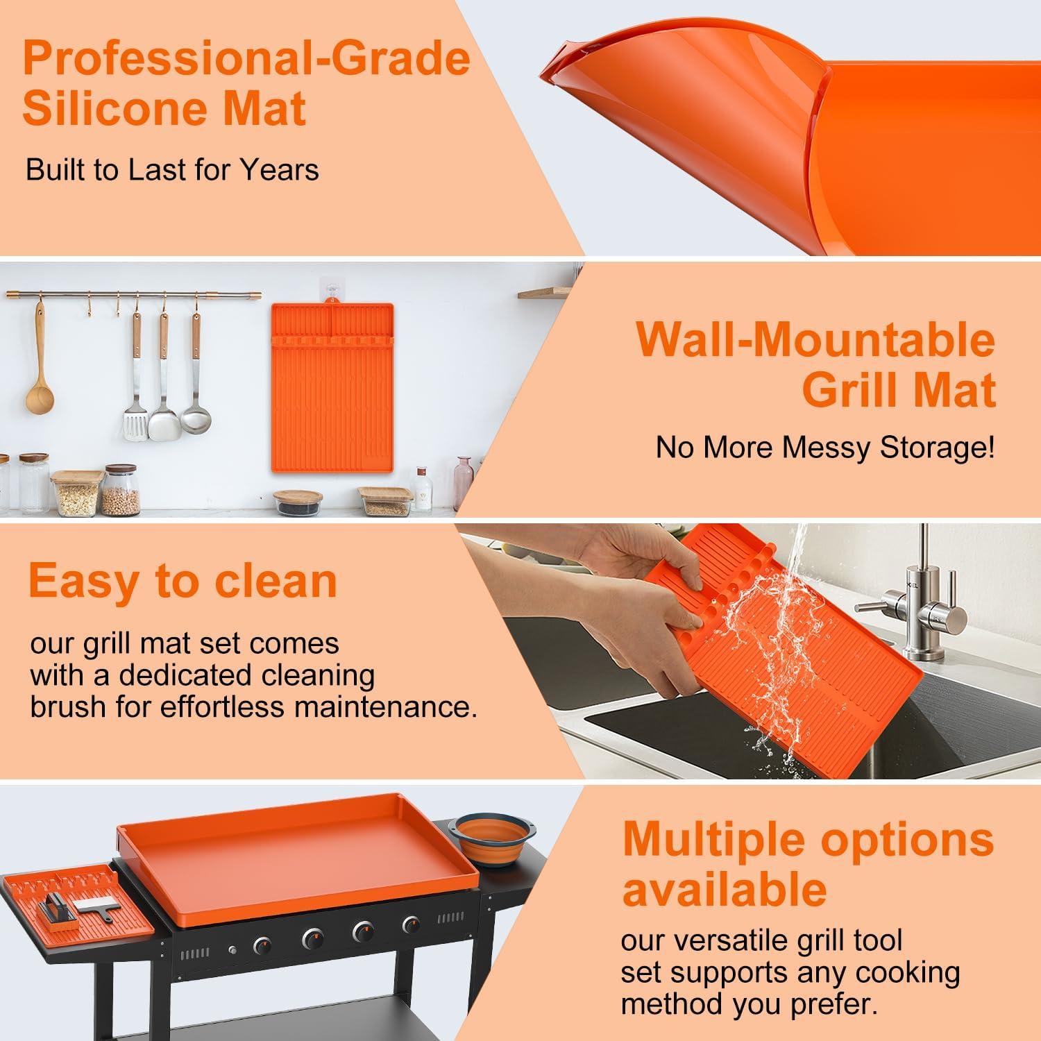 Juego de Cubierta de Silicona Blackstone 36" con Accesorios