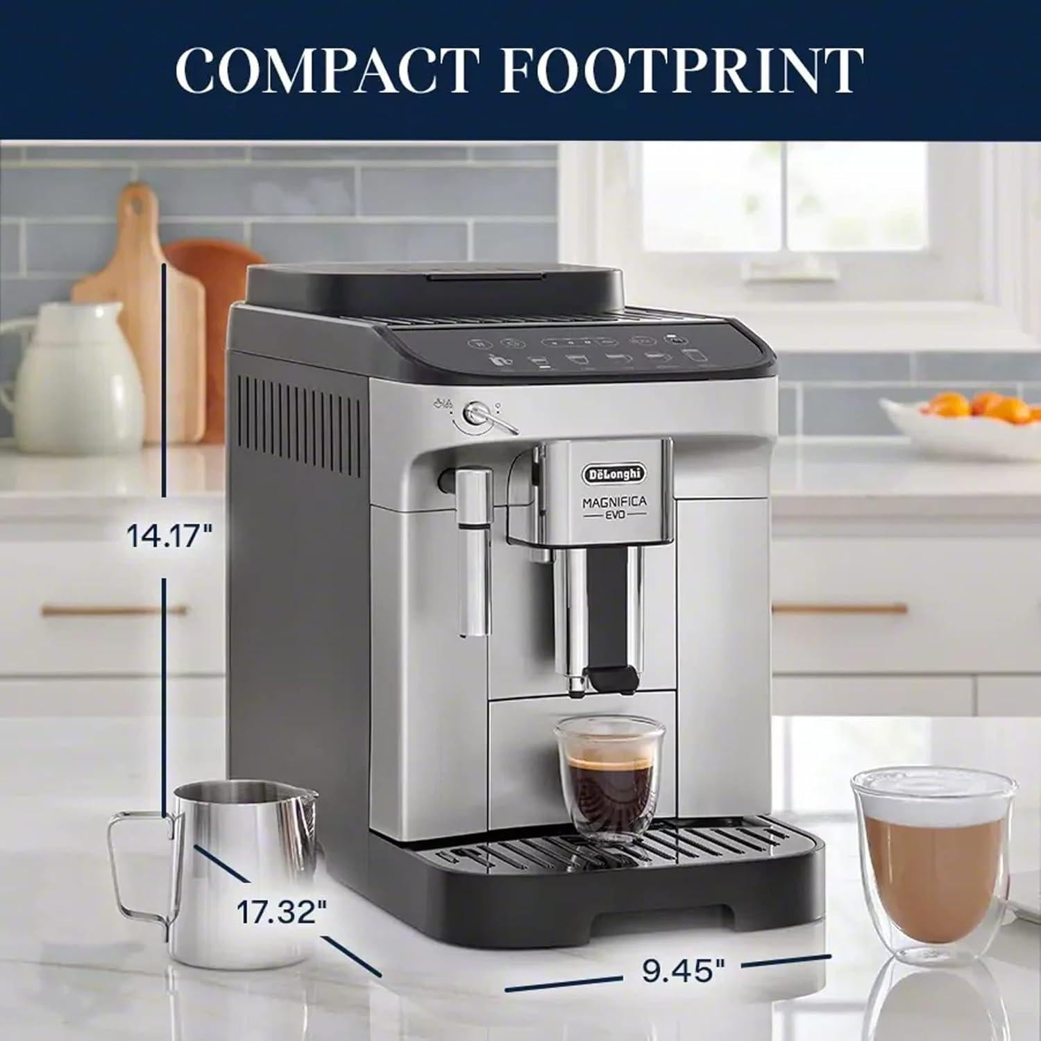 Máquina de Café Espresso De'Longhi Magnifica Evo Automática 1.8L
