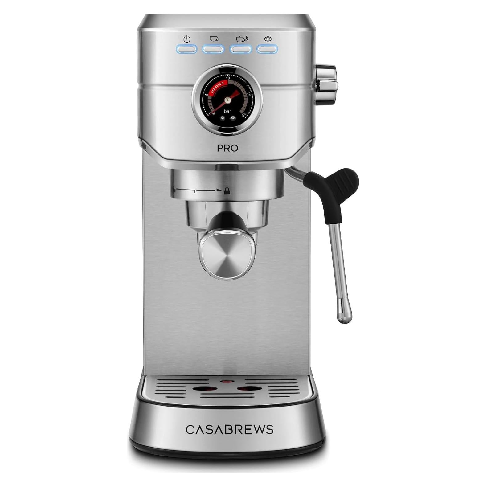 Máquina de Espresso CASABREWS 5418 Pro 20 Bar con Espumador