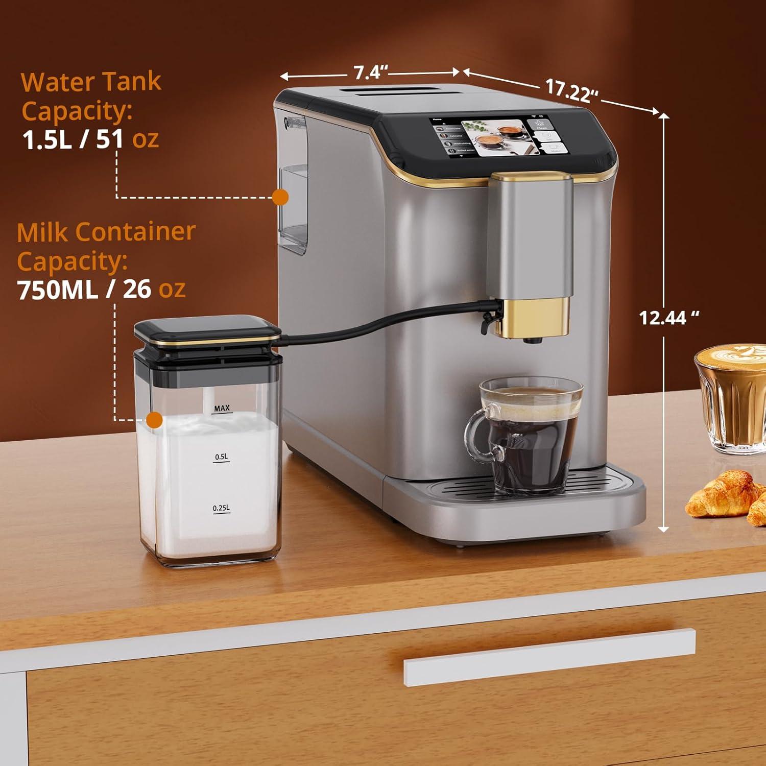 Máquina de Espresso Automática GarveeLife DCC-1200BCH 20 Bares