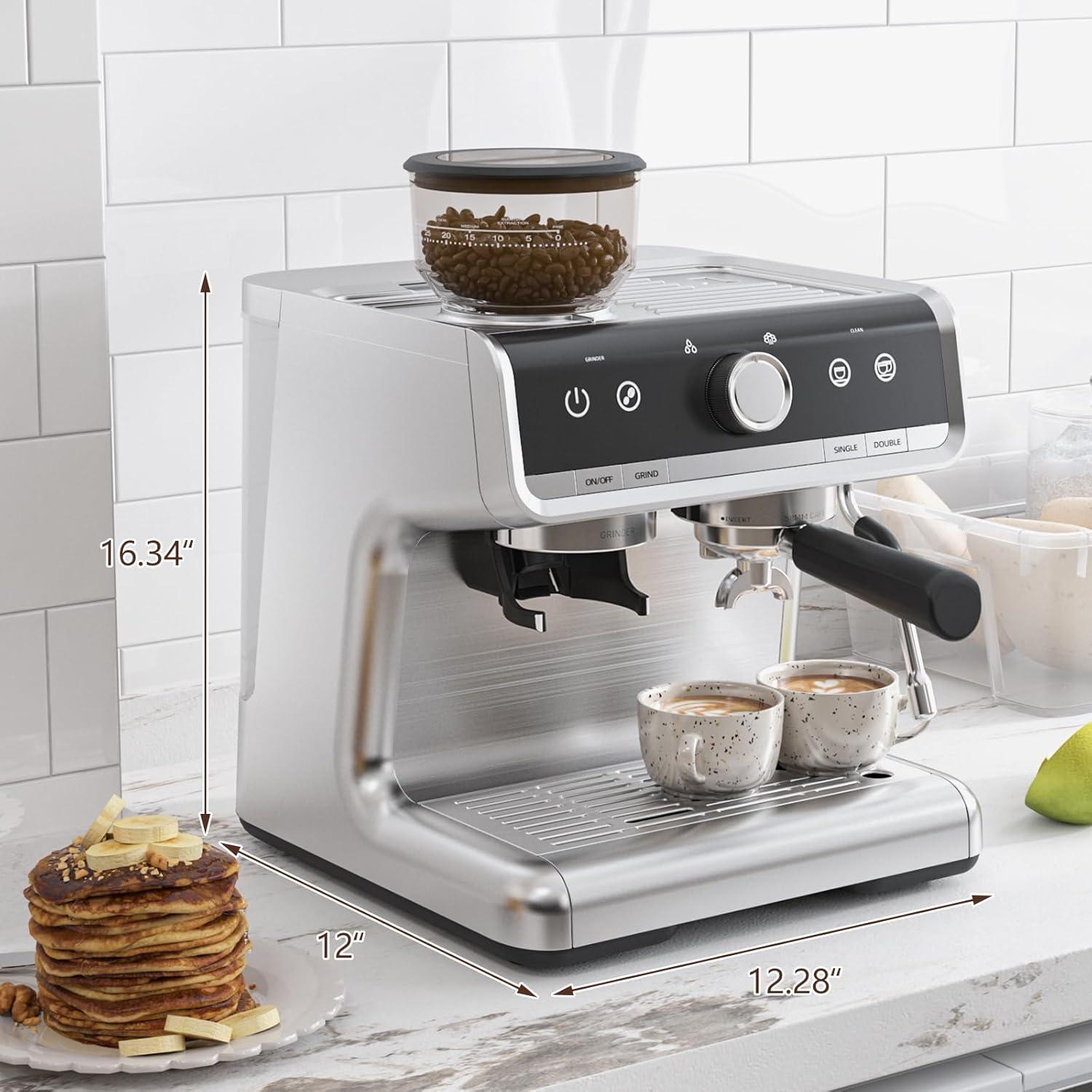 Máquina de Espresso Takywep EA816570 20 Bar 2.8L Acero Inoxidable