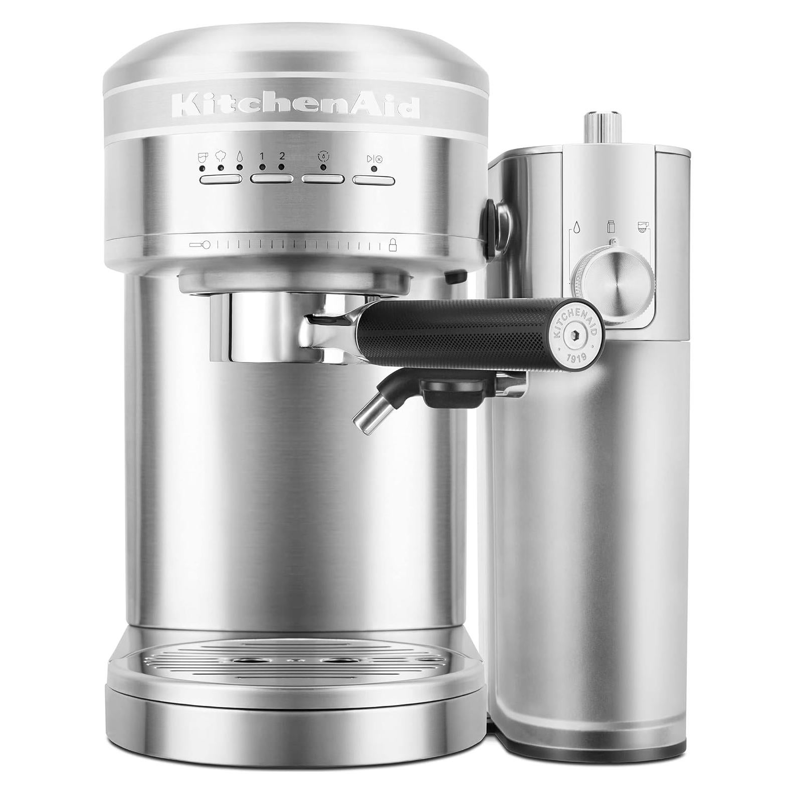 Máquina de Espresso Semi-Automática KitchenAid KES6504 con Espumador