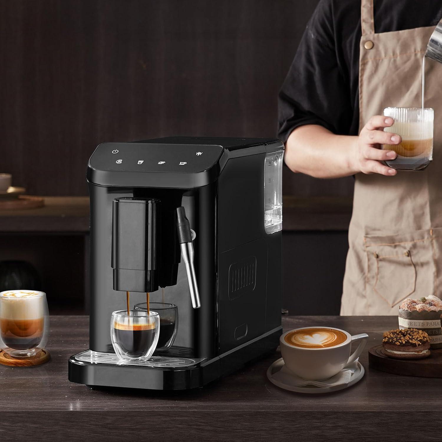 Máquina de Espresso Automática VEVOR 20 Bar con Molinillo 1.5L