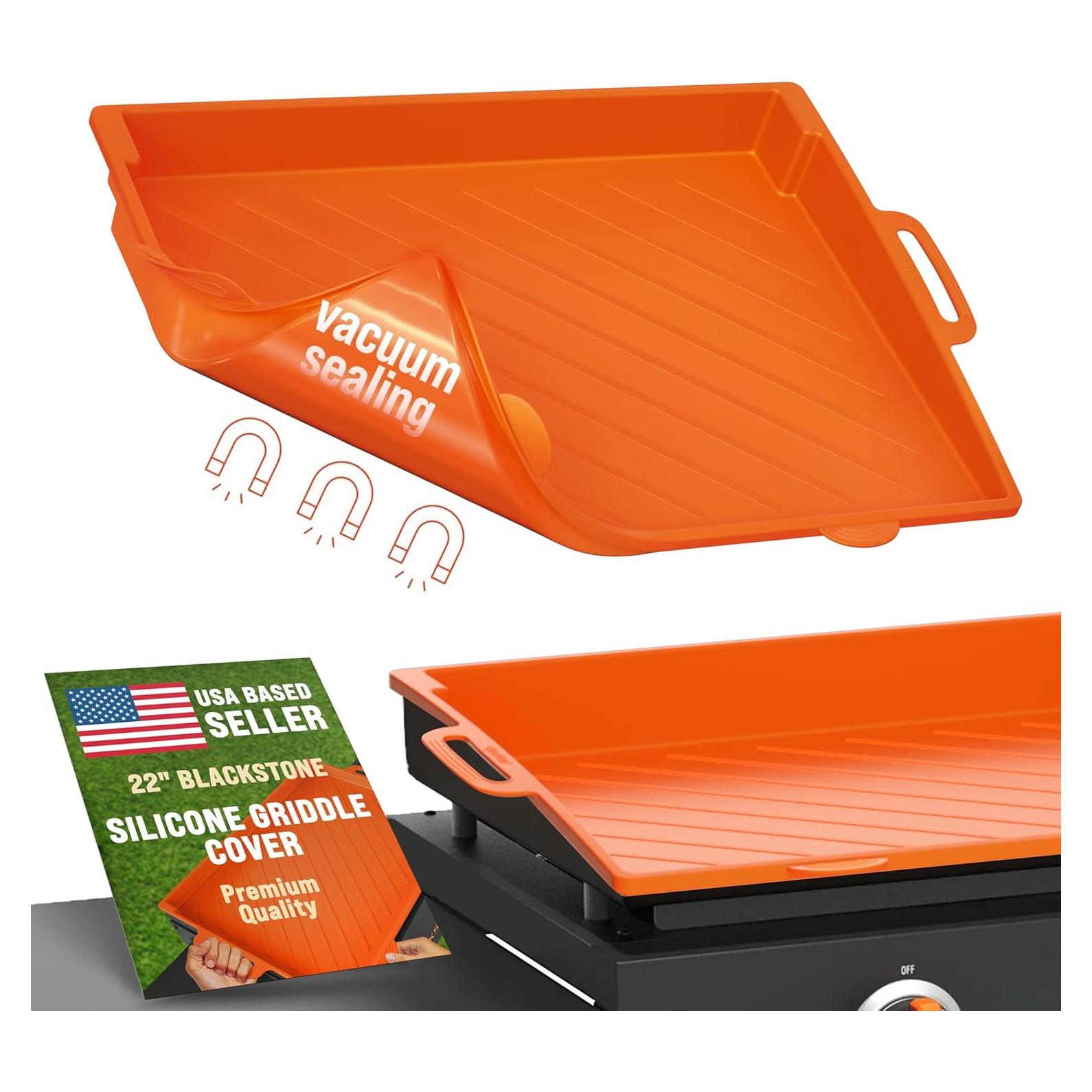 Cubierta de Silicona para Plancha Blackstone 22" Naranja