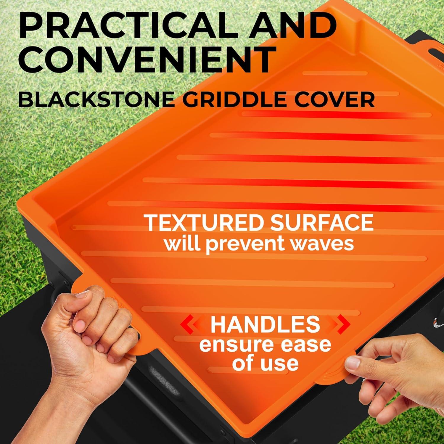 Cubierta de Silicona para Plancha Blackstone 22" Naranja