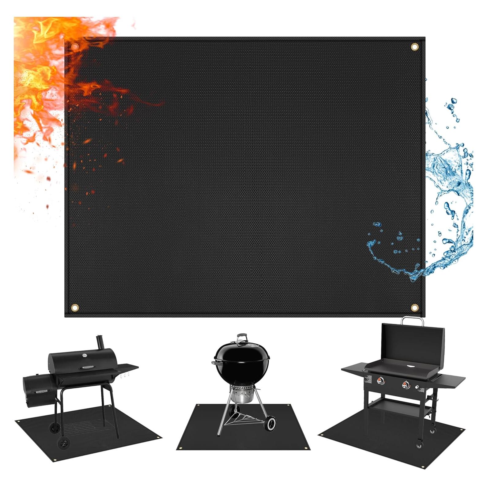 Alfombrilla a Prueba de Fuego Amerbro 165x91cm para Parrillas