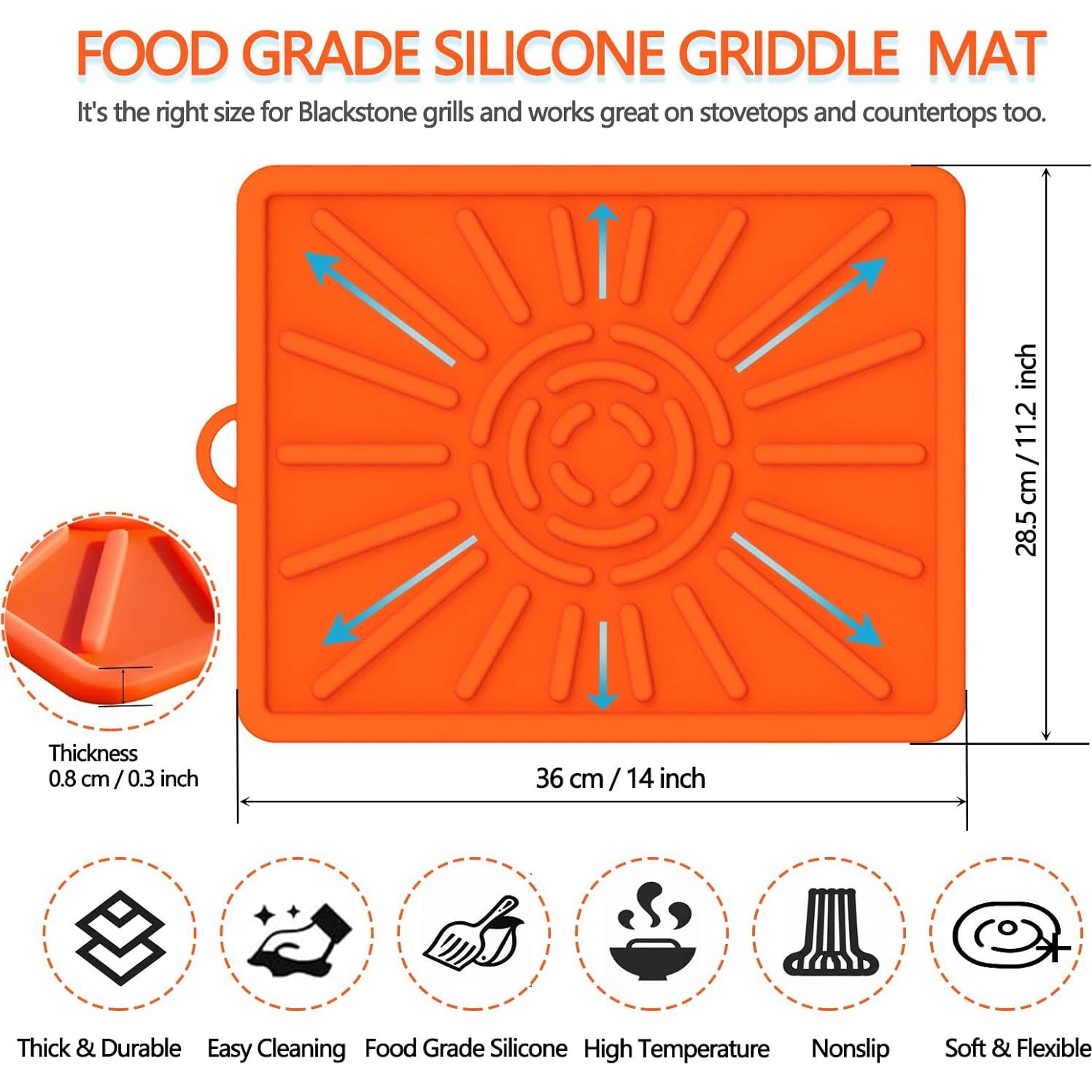 Accesorios para Parrilla Blackstone 4 Pcs - Almohadilla y Limpieza