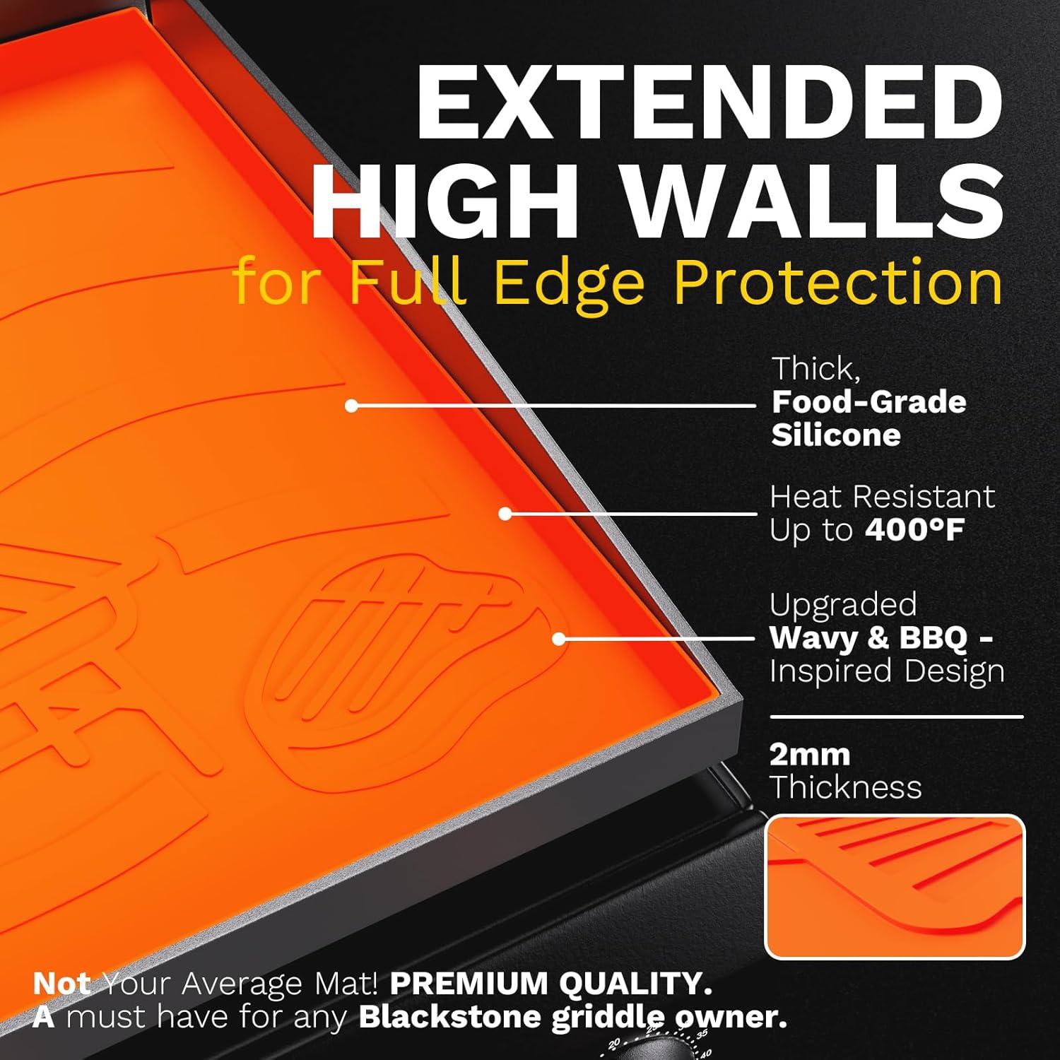 Cubierta de silicona SaporeArt 91.44 cm para parrilla Blackstone