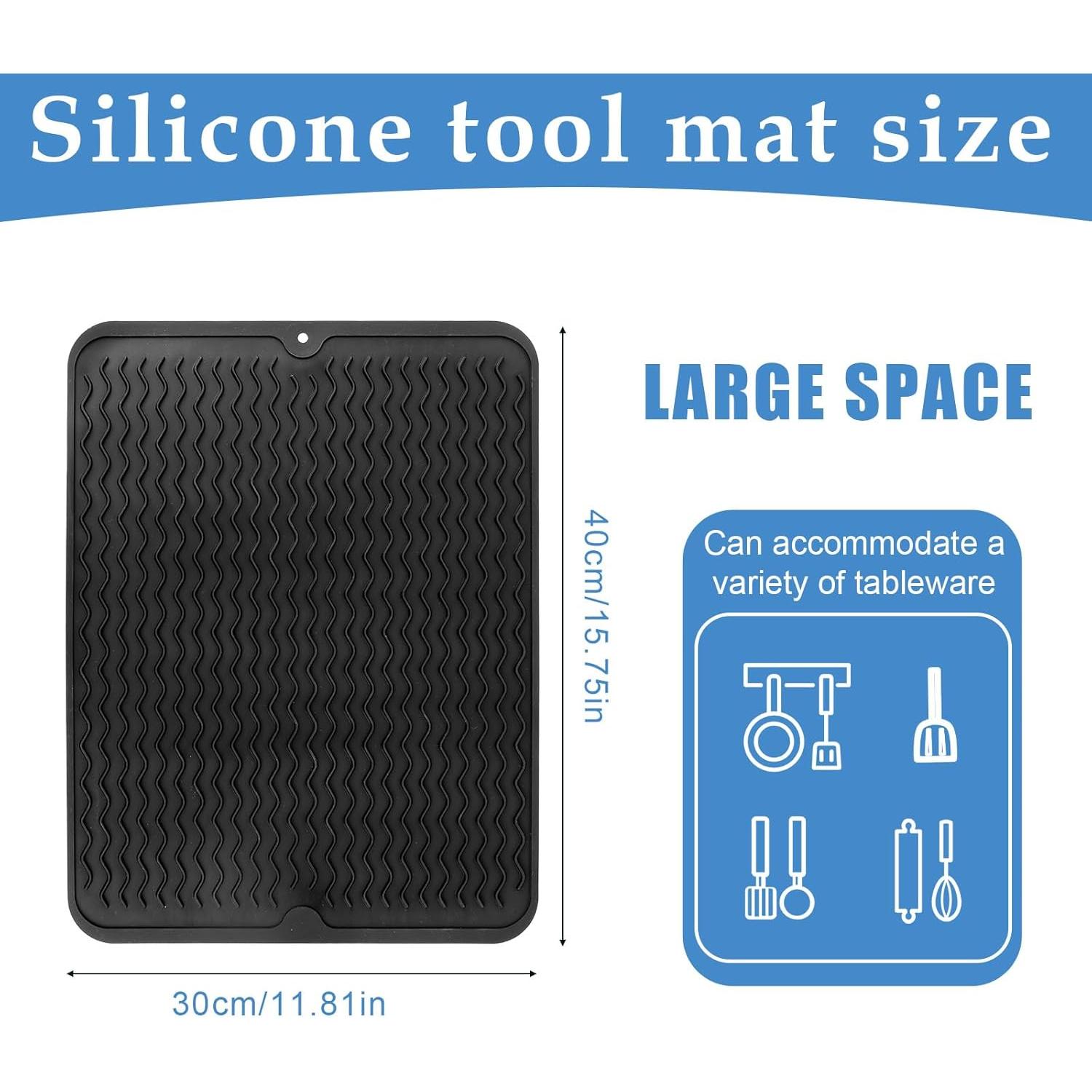 Alfombrilla de Silicona para Parrilla Blackstone 40x30cm Resistente al Calor