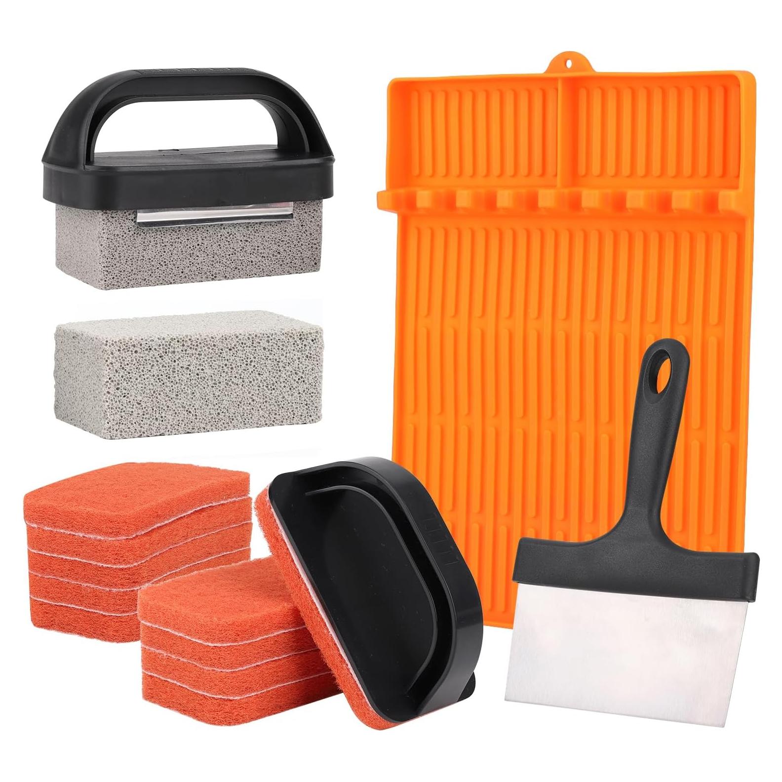 Kit de limpieza 16 piezas Blackstone para planchas y parrillas