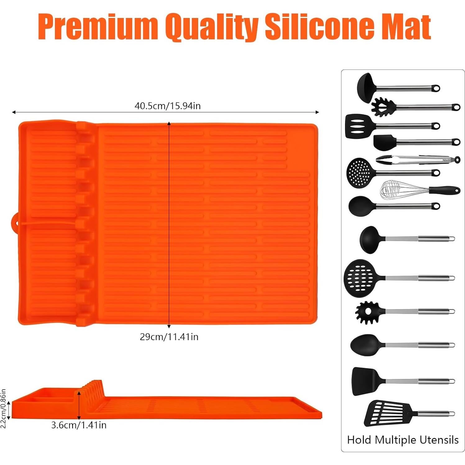 Alfombrilla de Silicona Grande ROYUEXT para Plancha 40.5x29cm