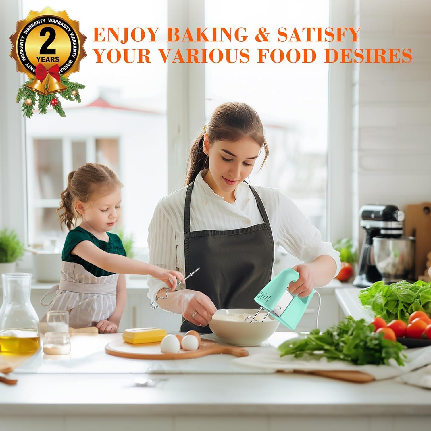 Mezclador de Mano Eléctrico GUALIU CX-6681 450W 5 Velocidades