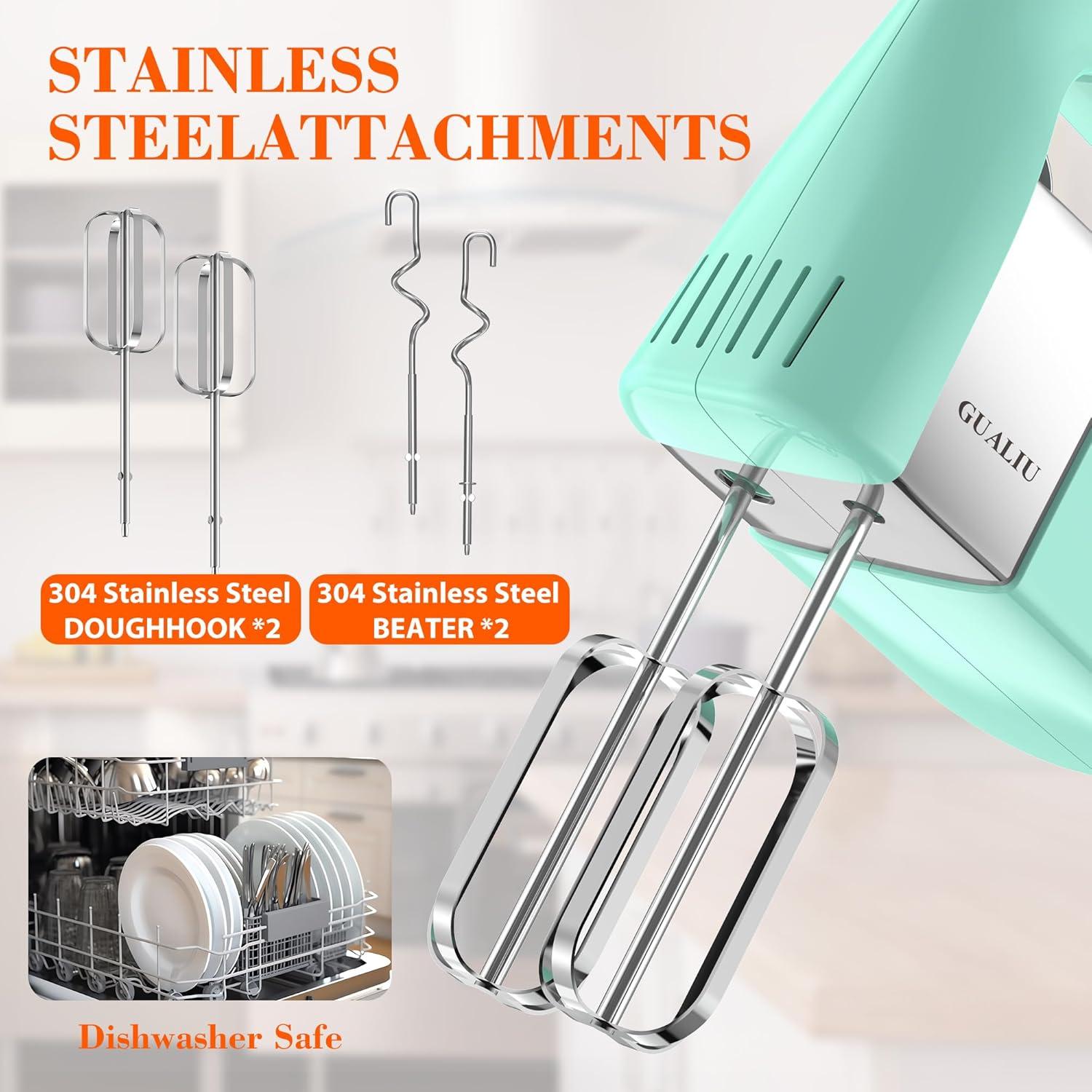 Mezclador de Mano Eléctrico GUALIU CX-6681 450W 5 Velocidades