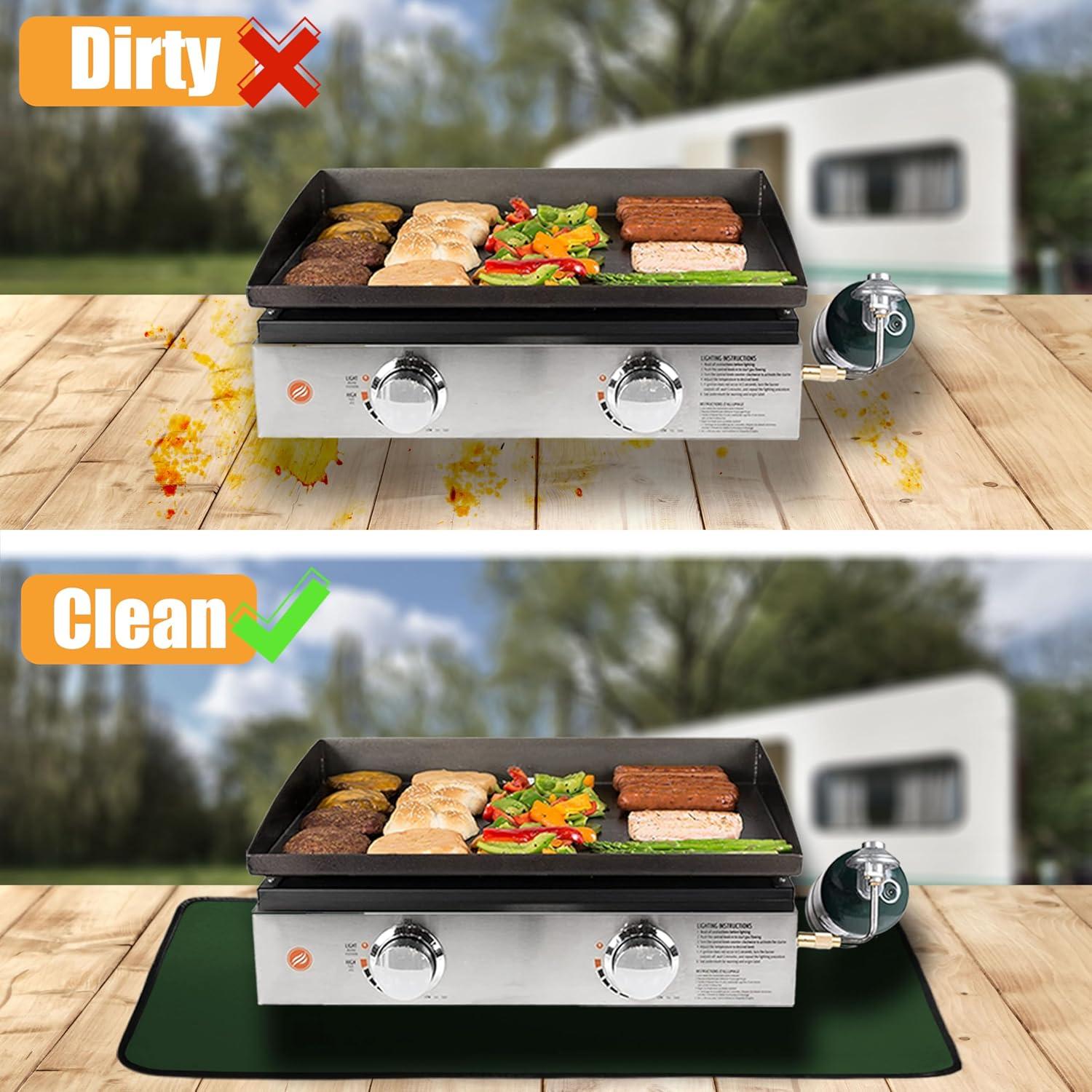 Alfombrilla Resistente al Calor 91x61cm SUNICO Verde