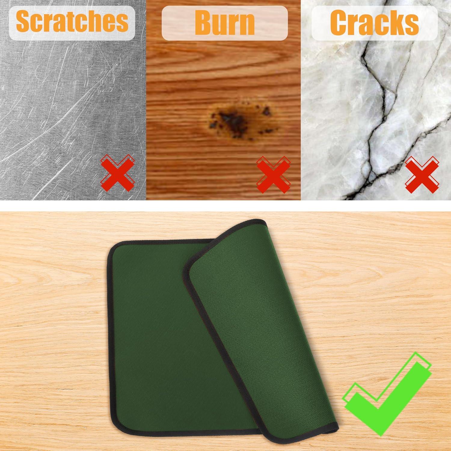 Alfombrilla Resistente al Calor 91x61cm SUNICO Verde