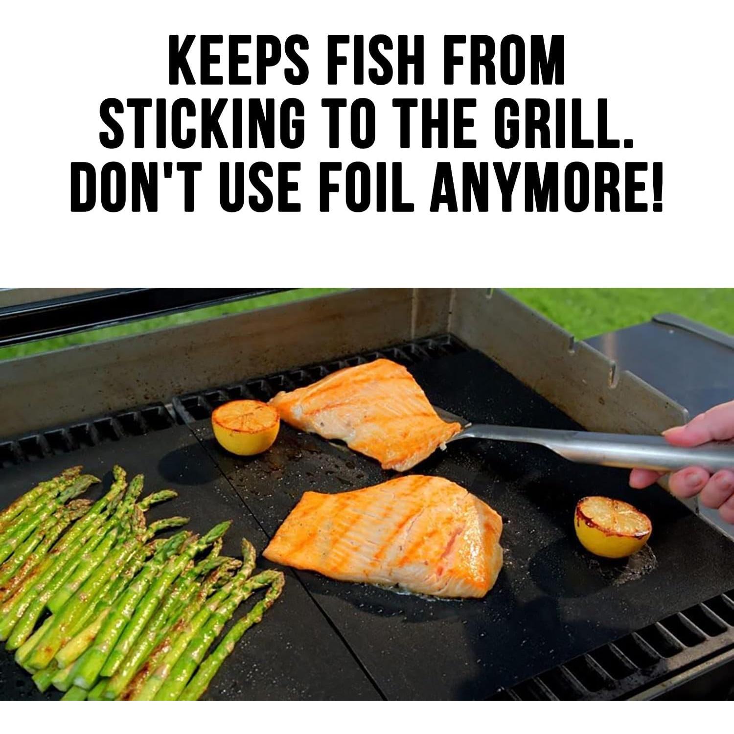 Set de 2 Mats de Parrilla Grillight Antiadherentes 38.1cm