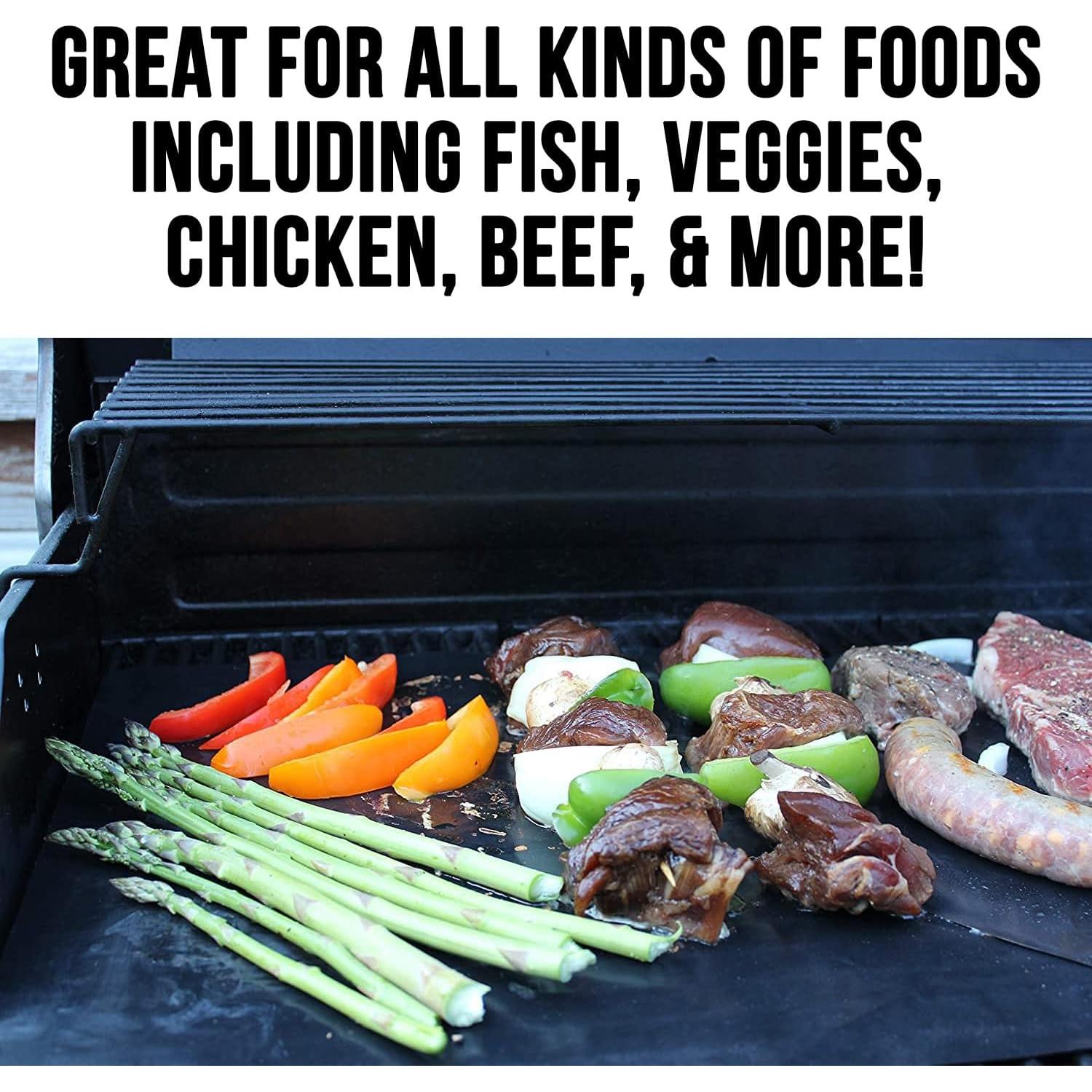 Set de 2 Mats de Parrilla Grillight Antiadherentes 38.1cm