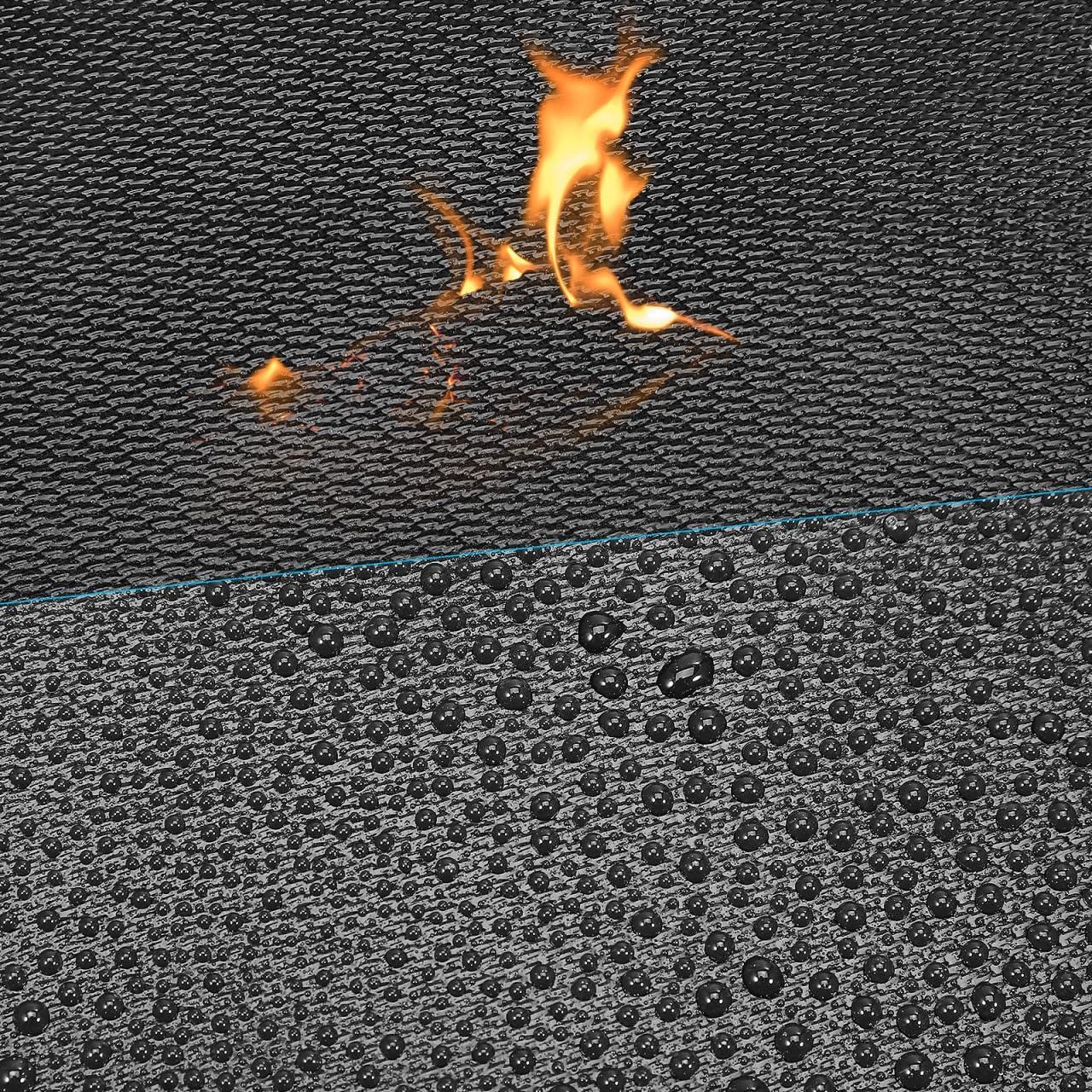 Tapete Redondo para Fogata SUPVOX 35.5cm Resistente al Calor