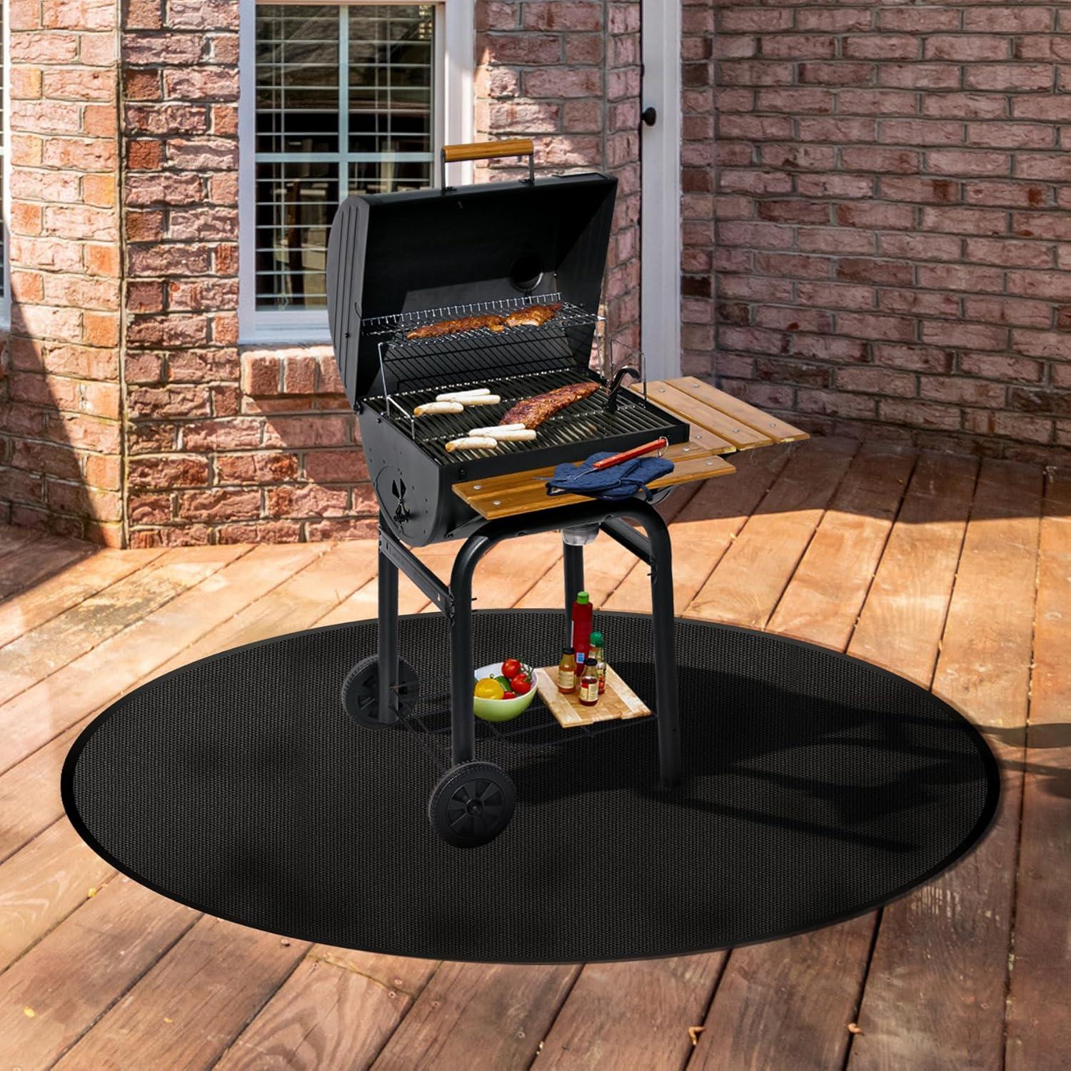 Mat de Fuego Redondo ZCHLPTZUP 40" (101.6 cm) Impermeable