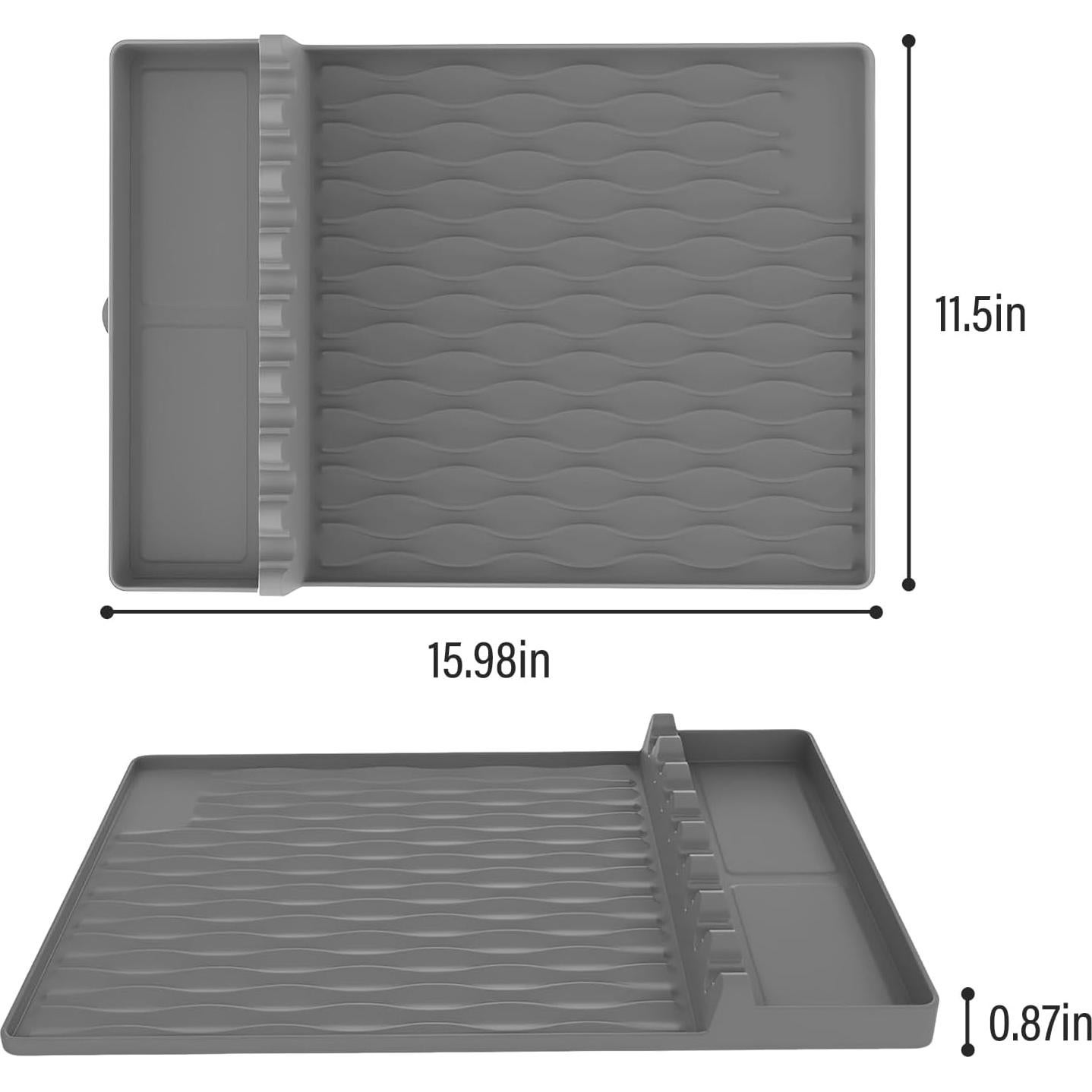 Alfombrilla de BBQ de Silicona DOVORSY 40.6x29.2cm Antideslizante