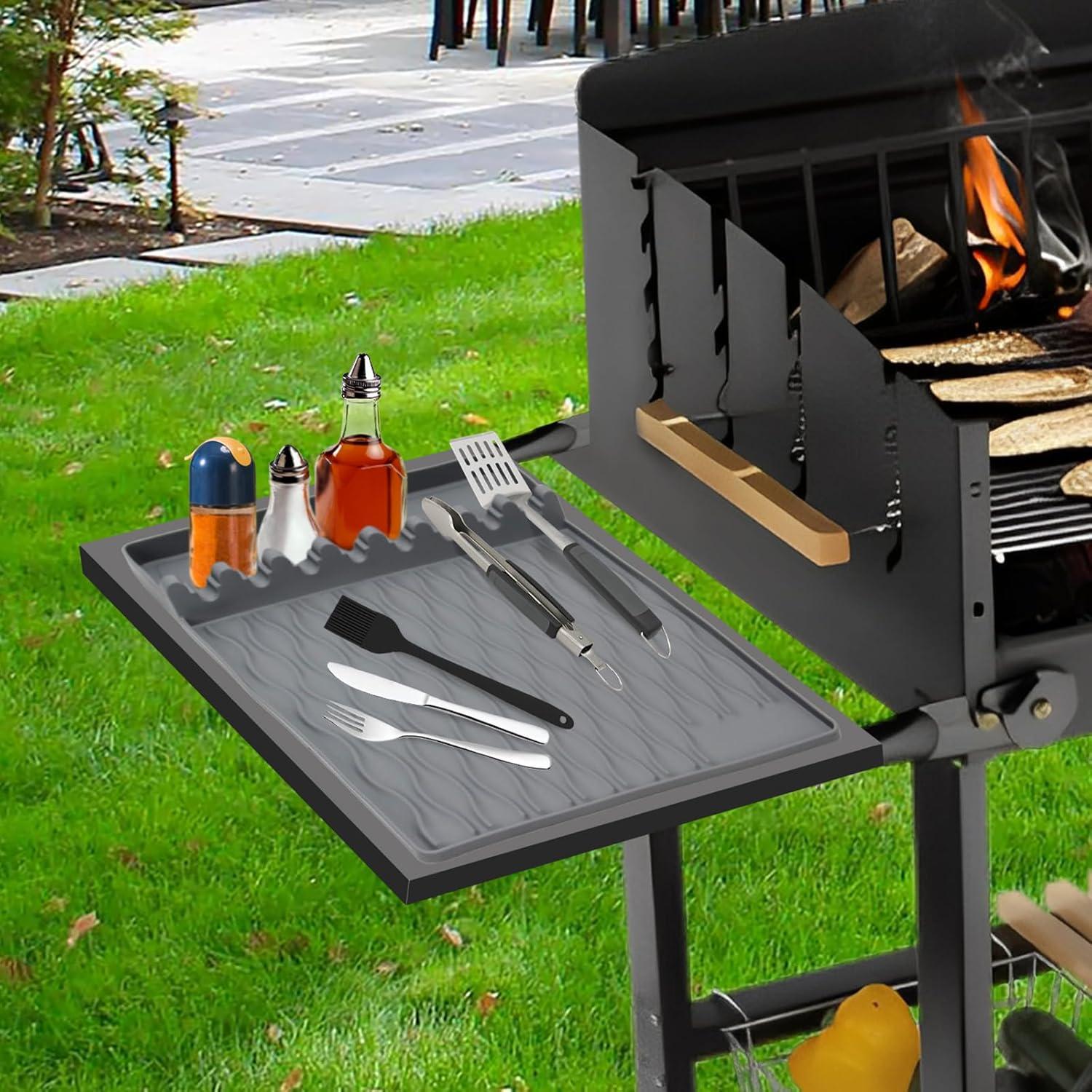 Alfombrilla de BBQ de Silicona DOVORSY 40.6x29.2cm Antideslizante