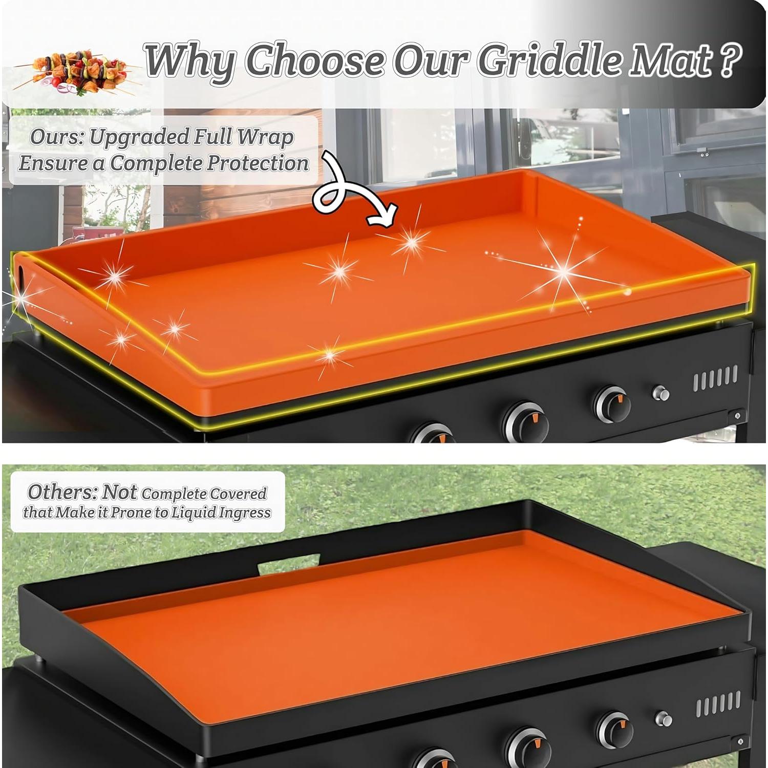 Cubierta de Plancha Blackstone 36" con Alfombrilla Silicona