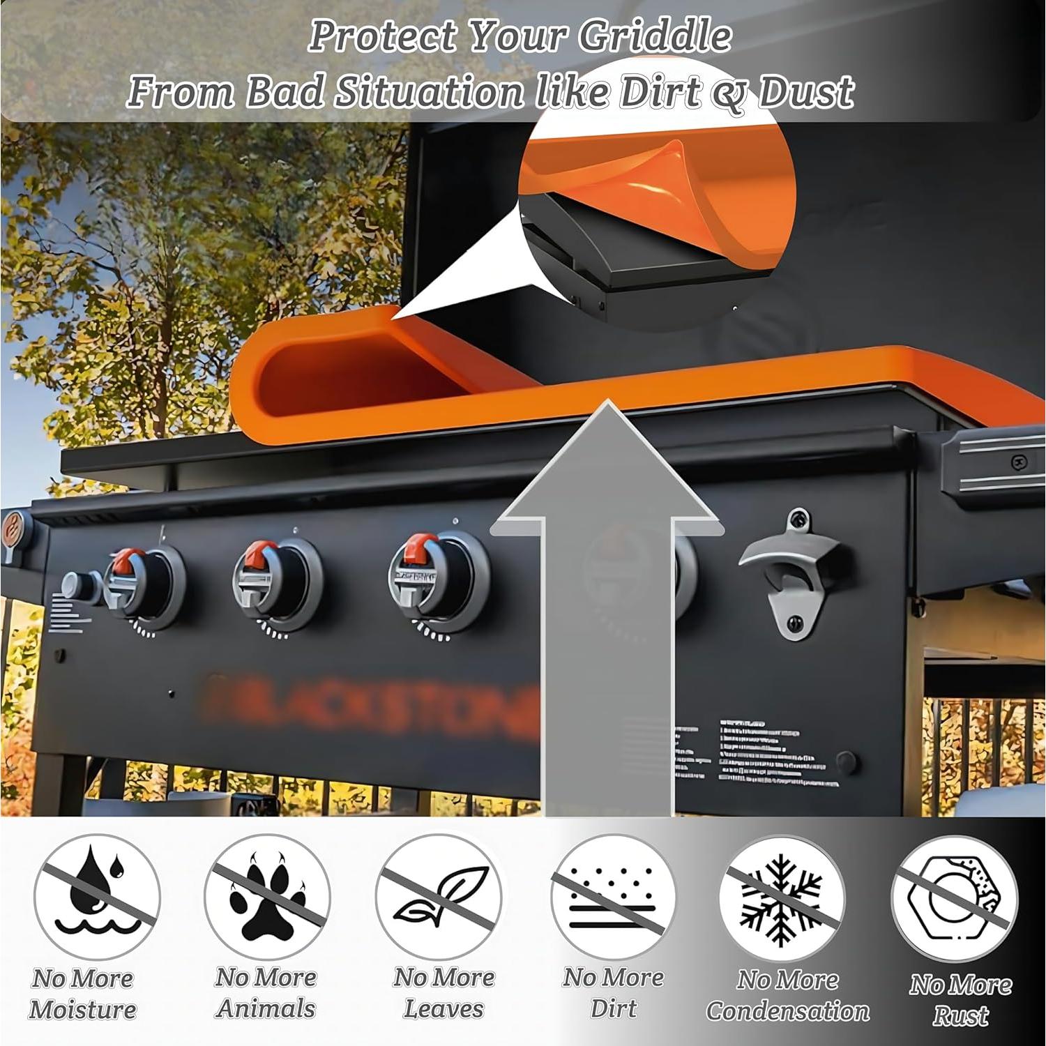 Cubierta de Plancha Blackstone 36" con Alfombrilla Silicona