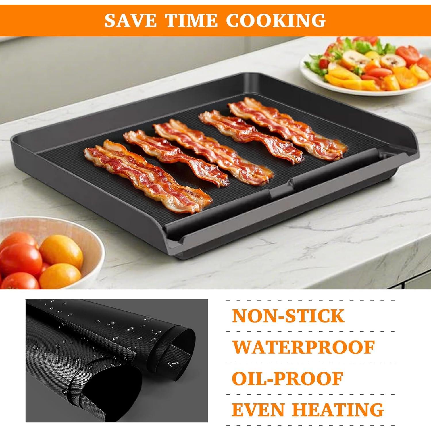 5 Alfombrillas Reutilizables Teflón Ninja Sizzle GR101 35.56 cm