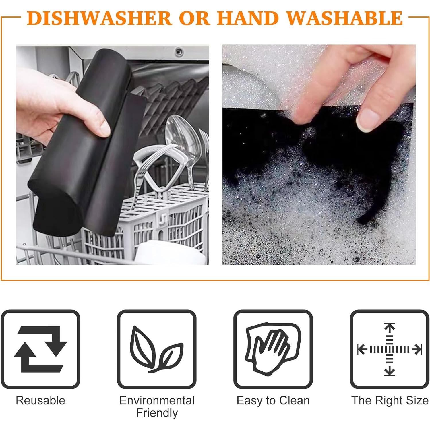 5 Alfombrillas Reutilizables Teflón Ninja Sizzle GR101 35.56 cm