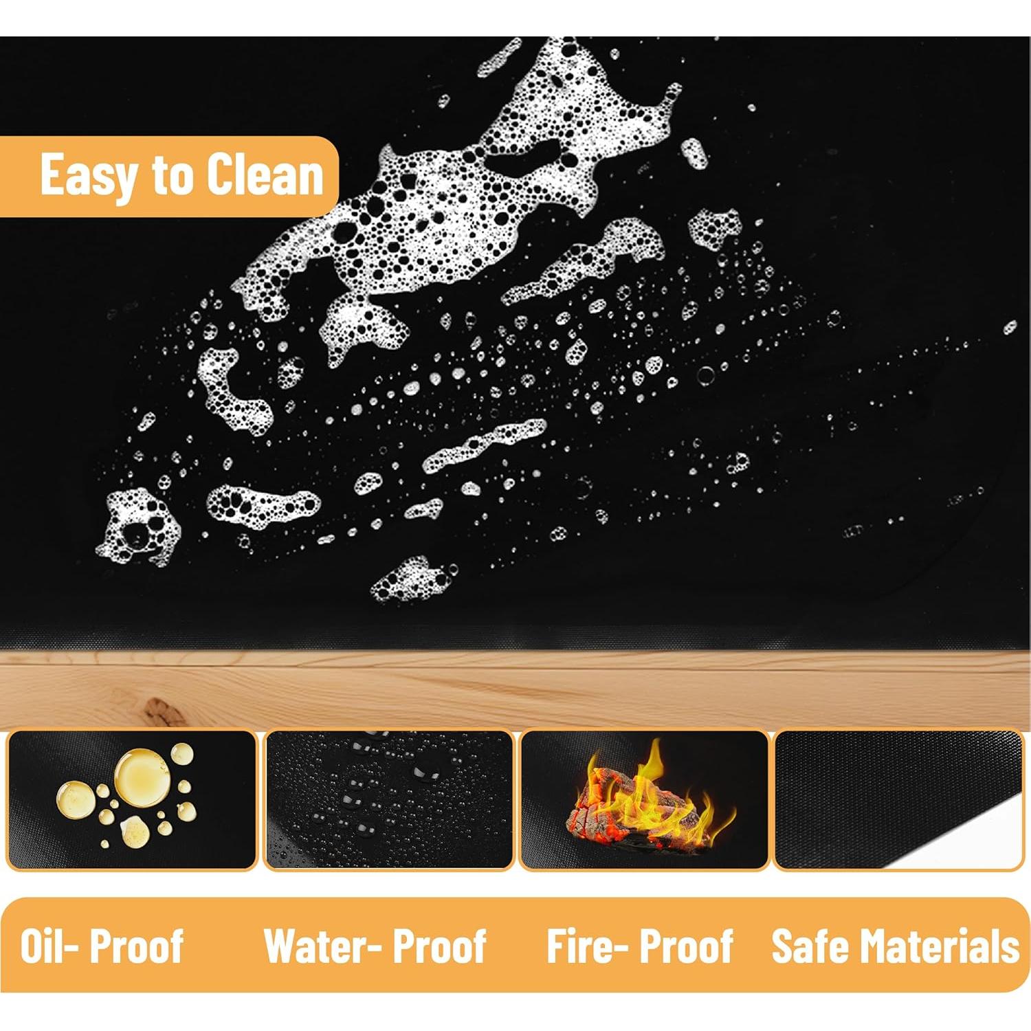 Alfombrillas para Parrilla UNCO 91.4x54 cm Antiadherentes