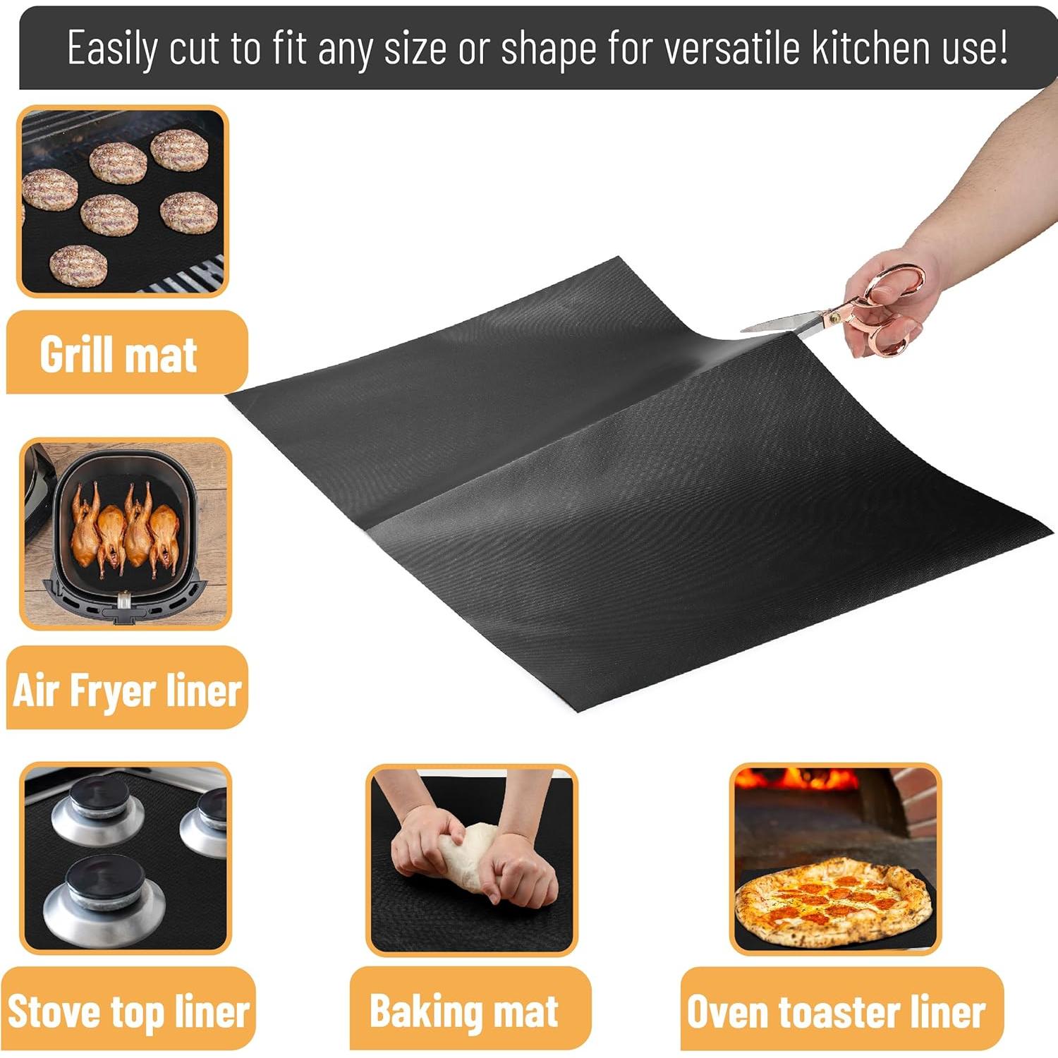 Alfombrillas para Parrilla UNCO 91.4x54 cm Antiadherentes