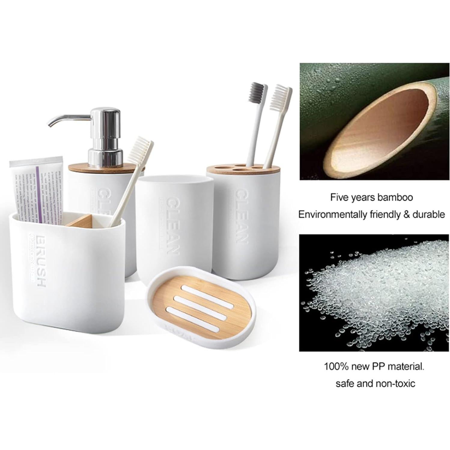 Soporte para Cepillos de Dientes Eléctricos Rejomiik Blanco Mate - 2 Paquetes