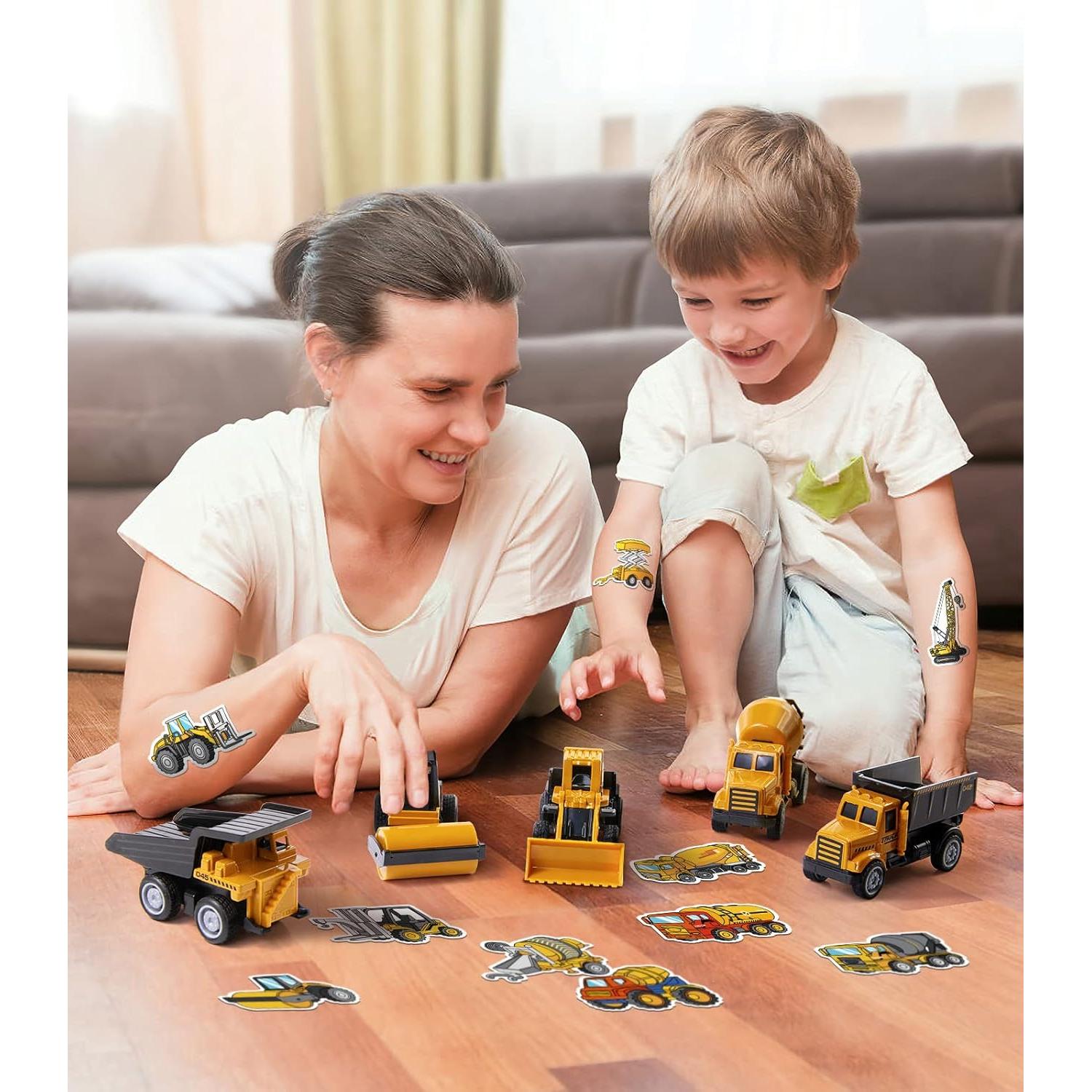 Juguetes de Construcción Geyiie - Camiones de Metal 8 cm