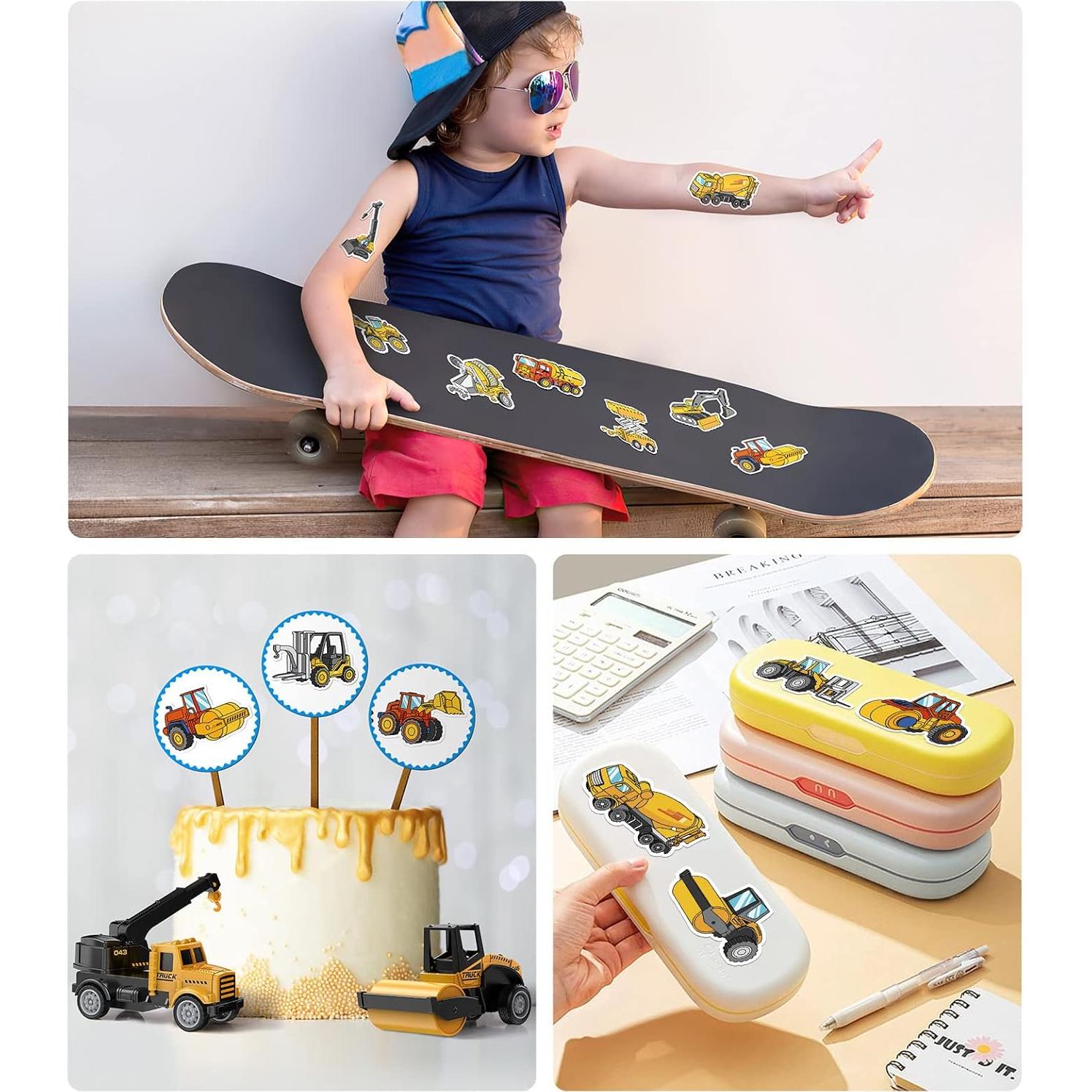 Juguetes de Construcción Geyiie - Camiones de Metal 8 cm