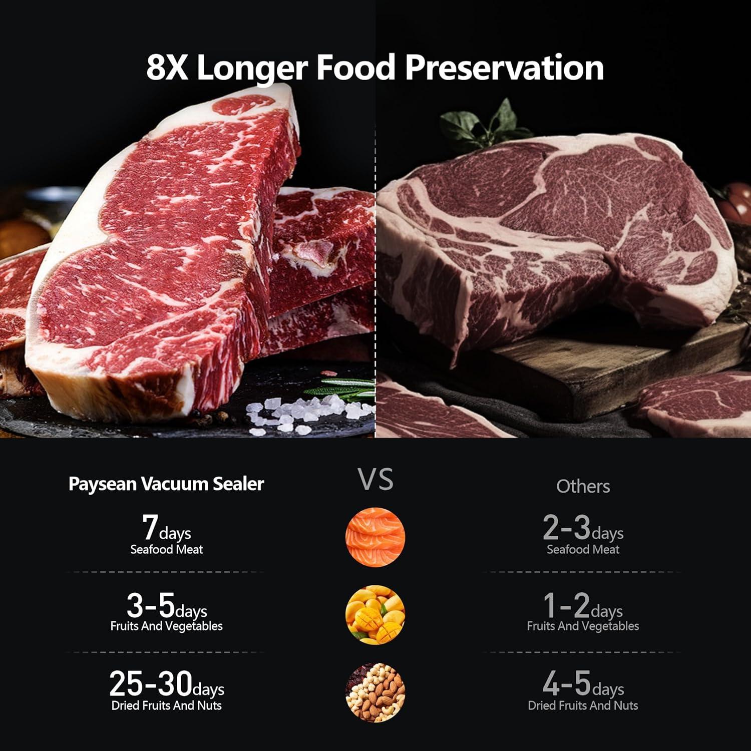 Máquina de Sellado al Vacío Paysean V77 4-en-1 con Cortador