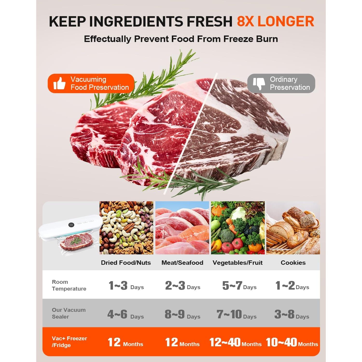 Máquina Selladora al Vacío CEROBEAR Automática 0.8 kg