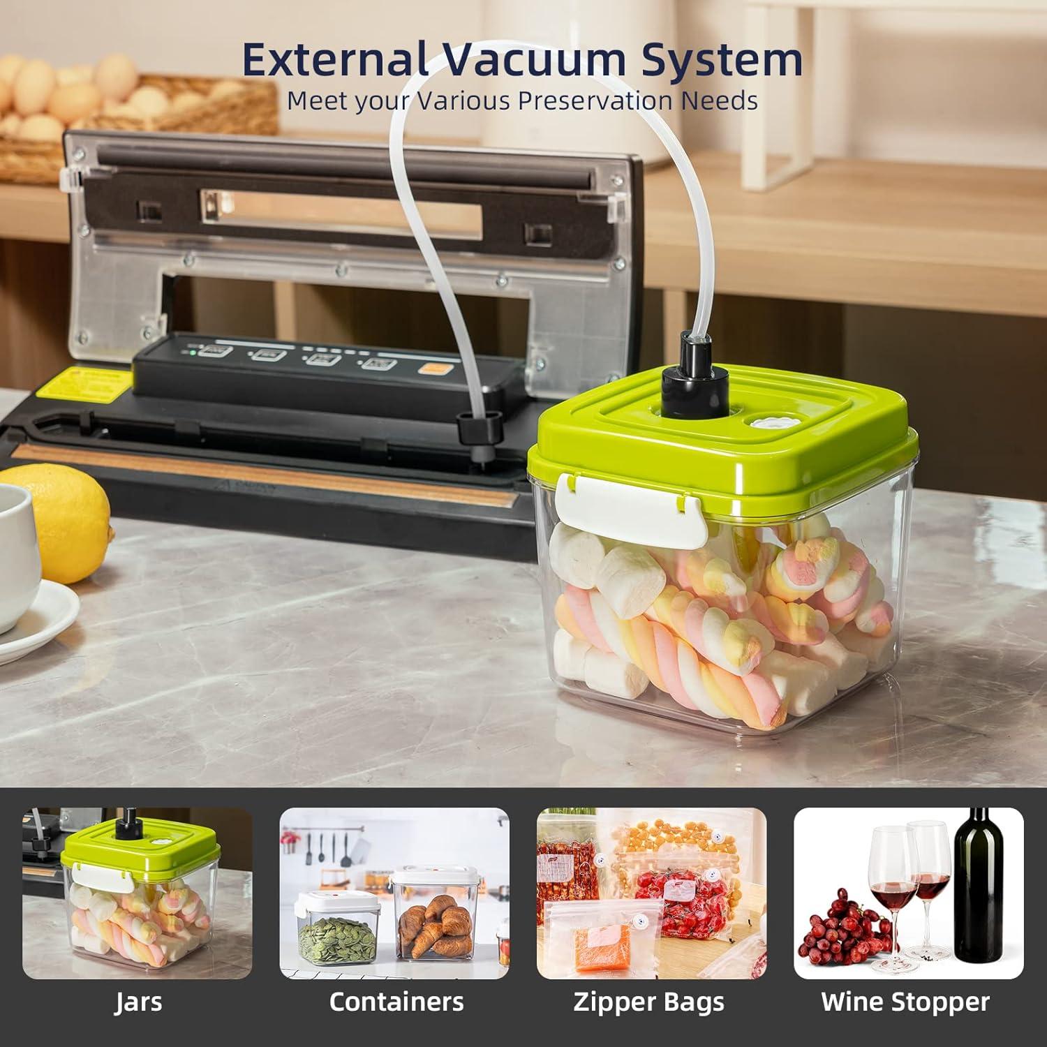 Sellador al vacío Veetop automático 80kPa con 1 rollo y 10 bolsas