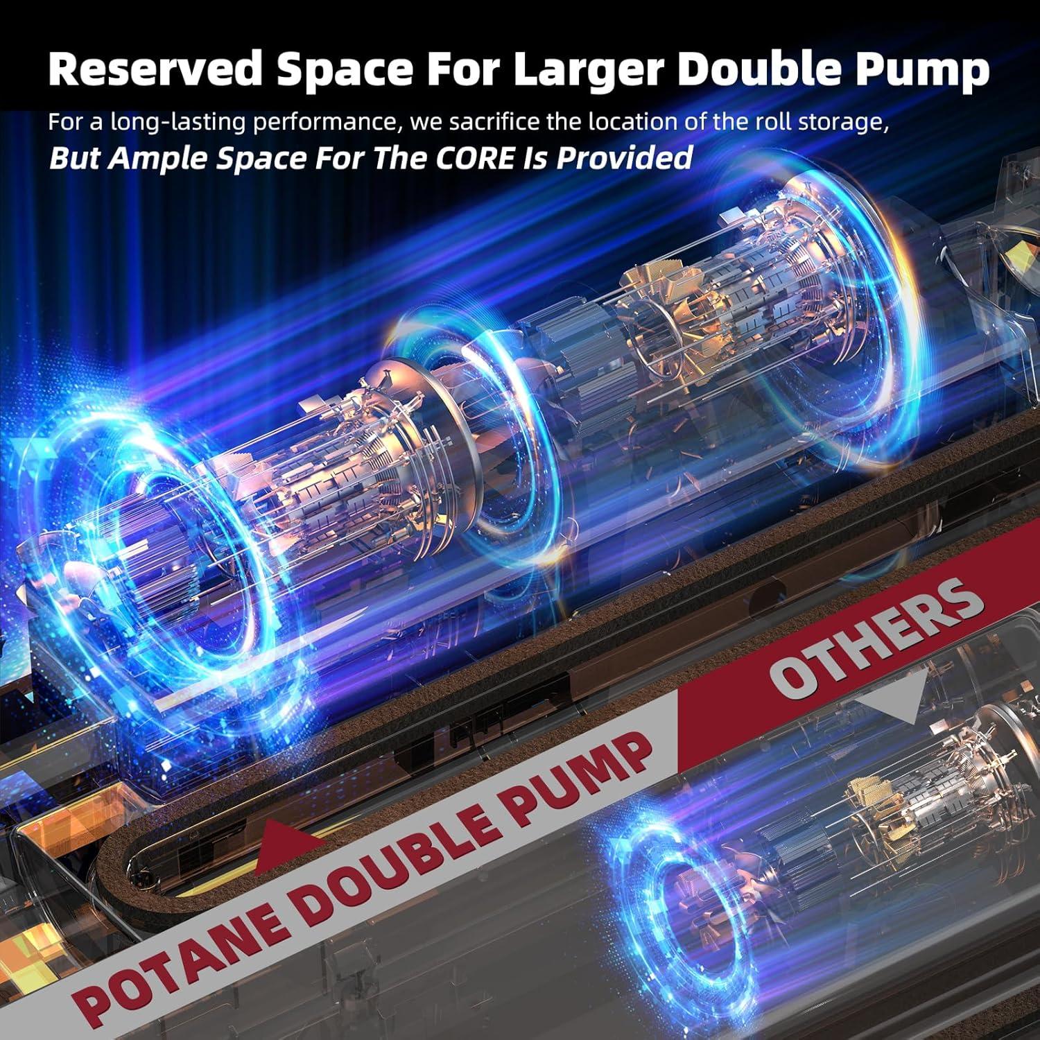 Máquina Selladora al Vacío Potane VS2736 Doble Bomba 110W