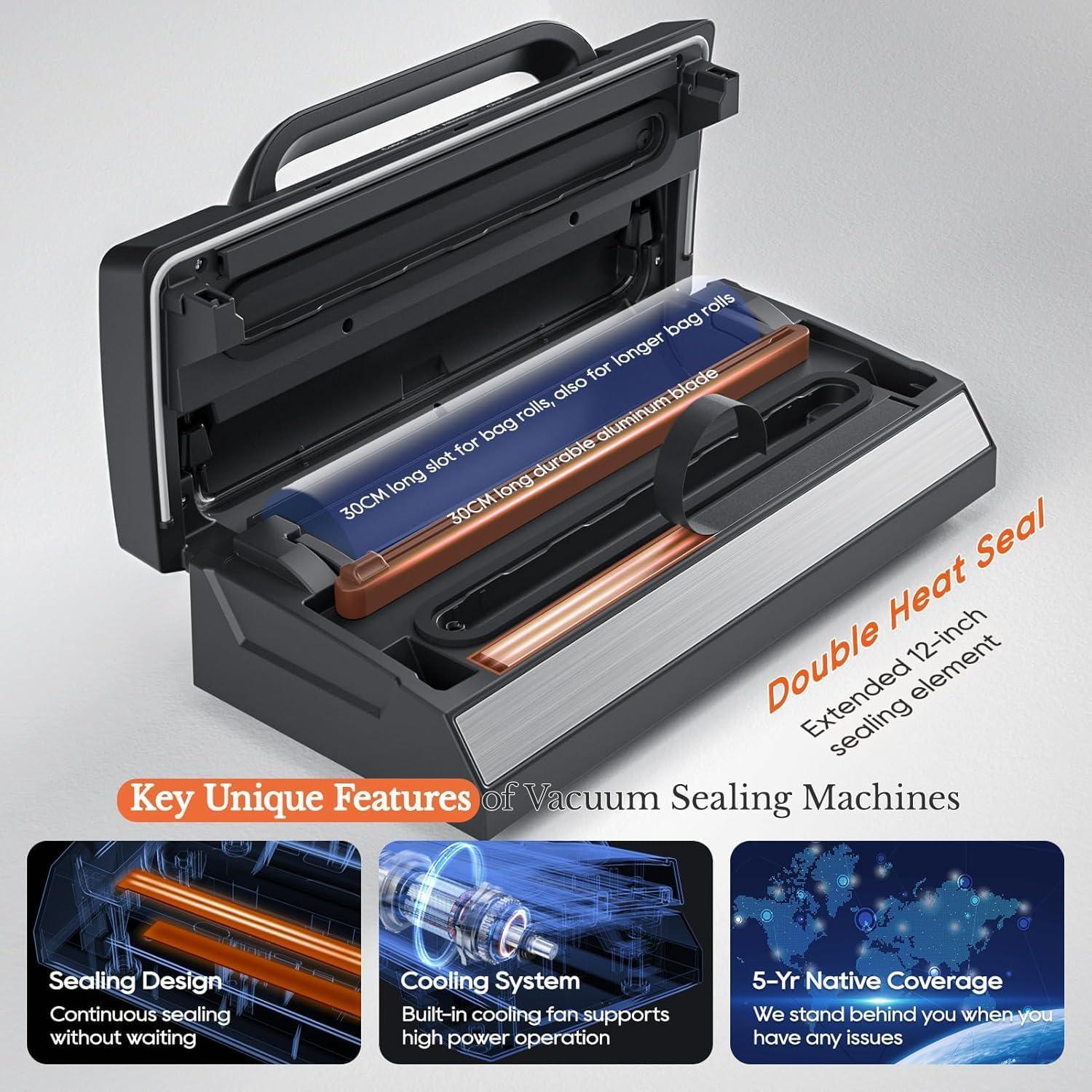 Máquina Selladora de Vacío SEATAO VH5188 150W 90kPa