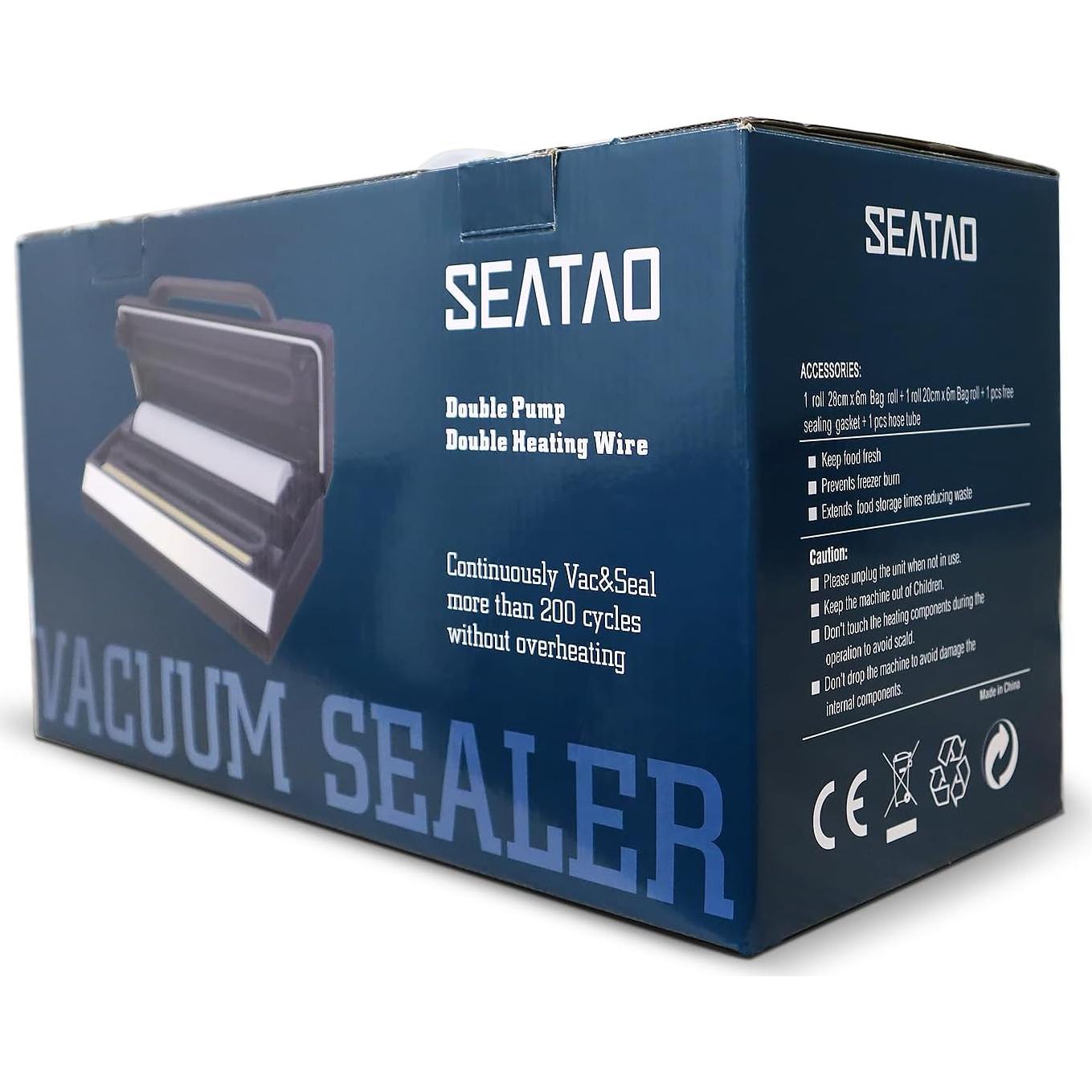 Máquina Selladora de Vacío SEATAO VH5188 150W 90kPa