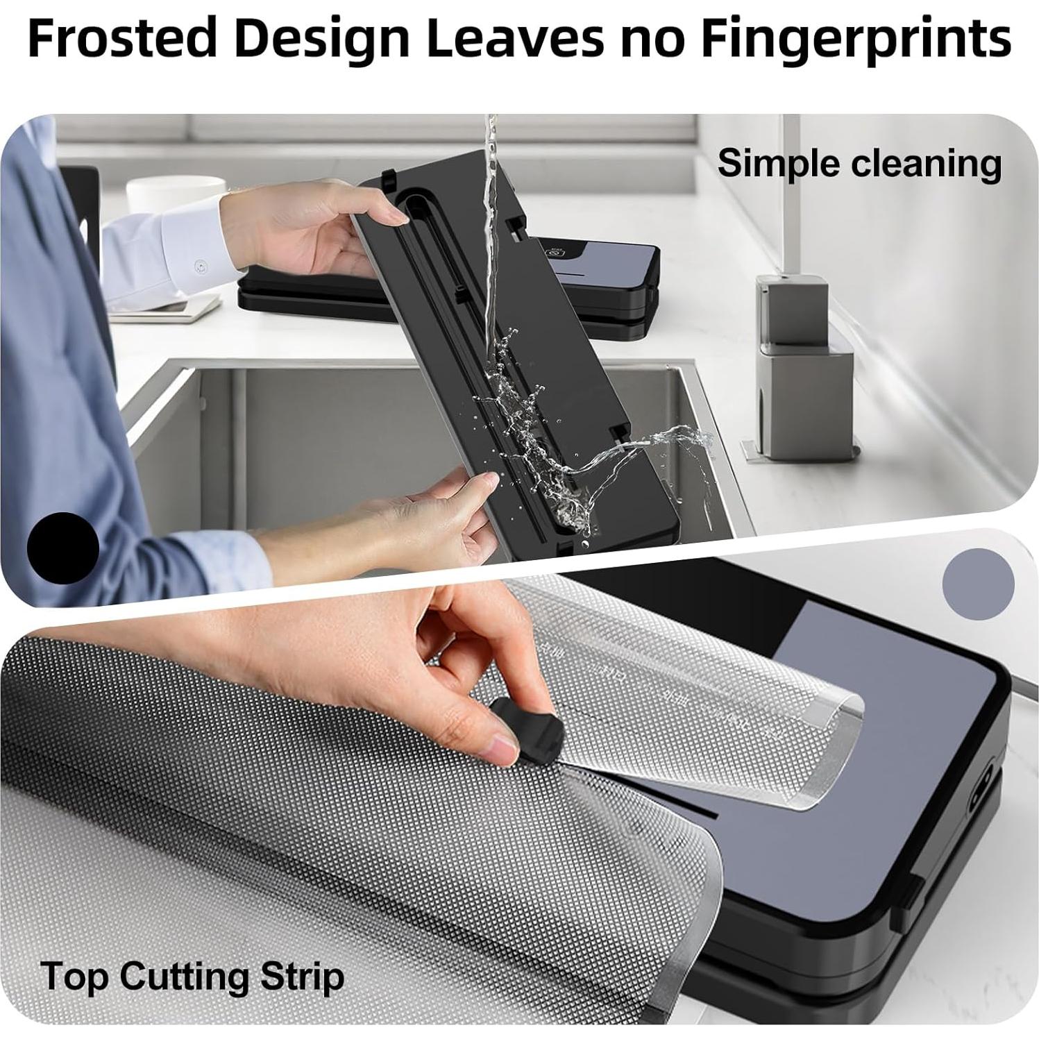 Máquina de Sellado al Vacío CKemu V1 8-en-1 Compacta 120W