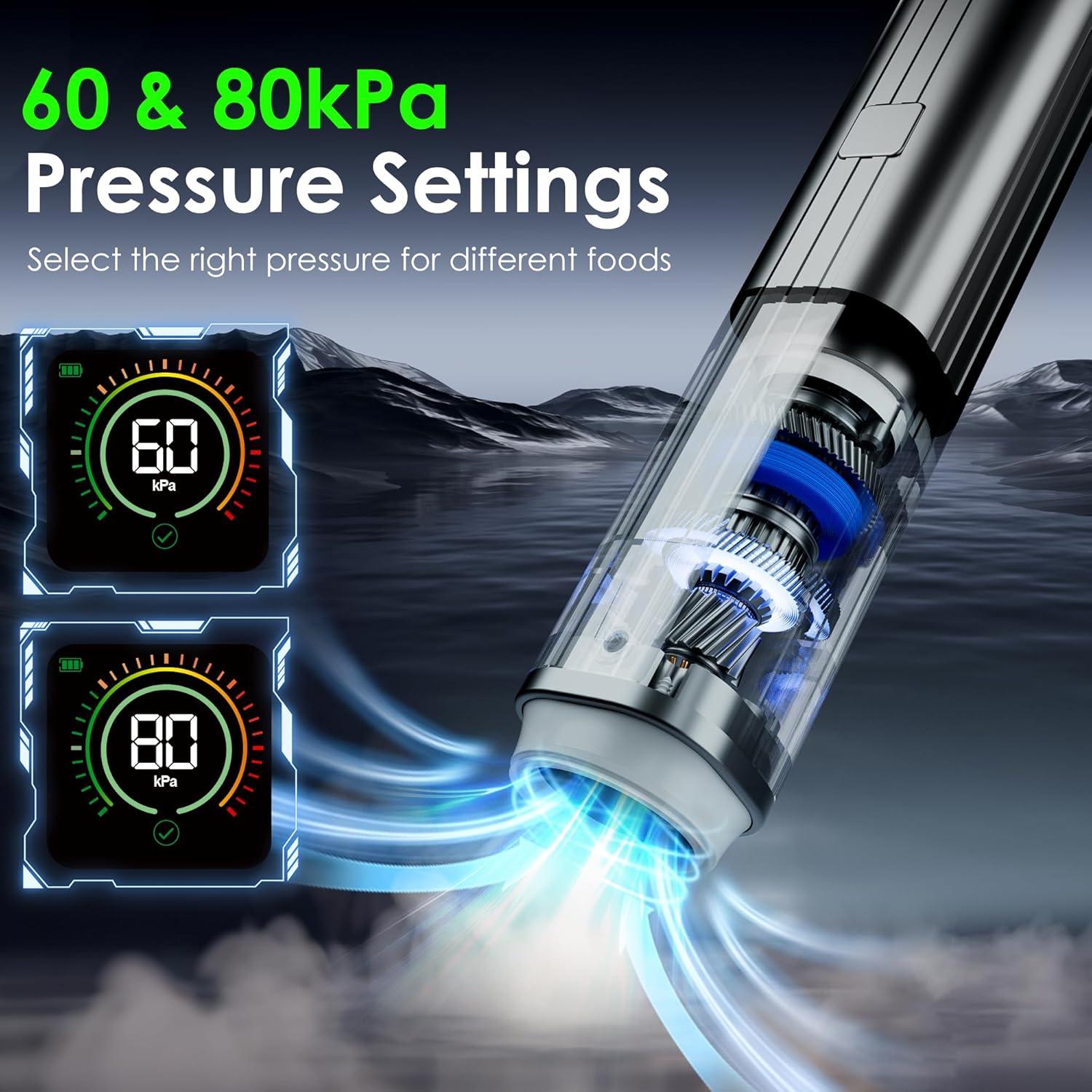 Sellador al vacío portátil Elxis JZK01 + 30 bolsas reutilizables