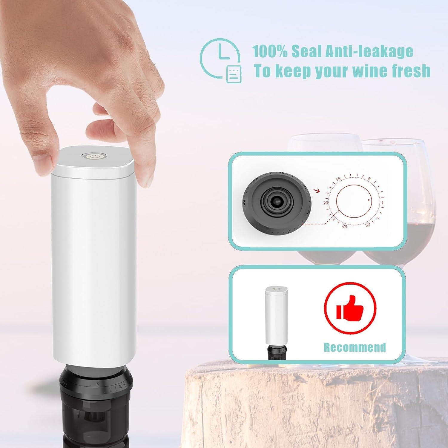 Sellador al Vacío Eléctrico CABIBOX con 20 Bolsas Reutilizables