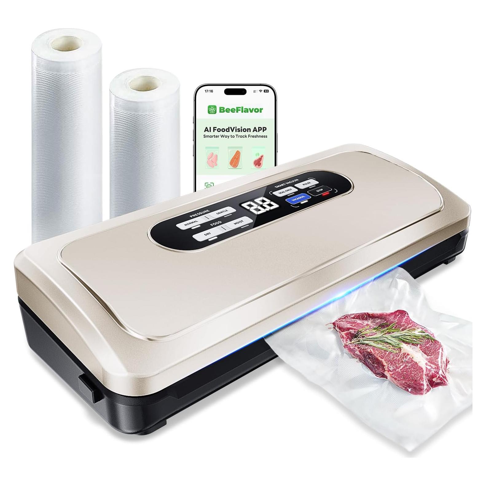 Máquina Selladora al Vacío Beelicious Pro 10-en-1 Dorado